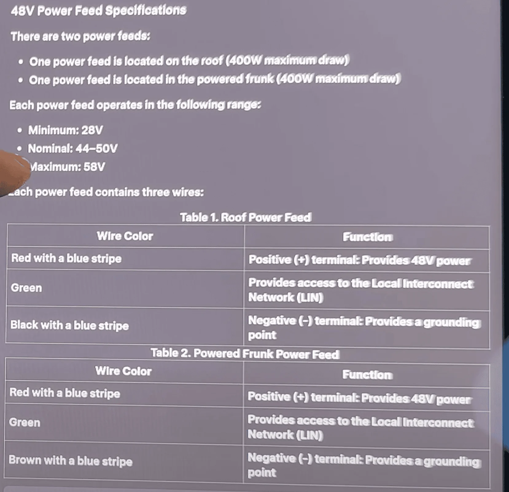 Tesla Cybertruck Plan for using 12v accessories with 48v wiring in the CT? 1704835837566-png