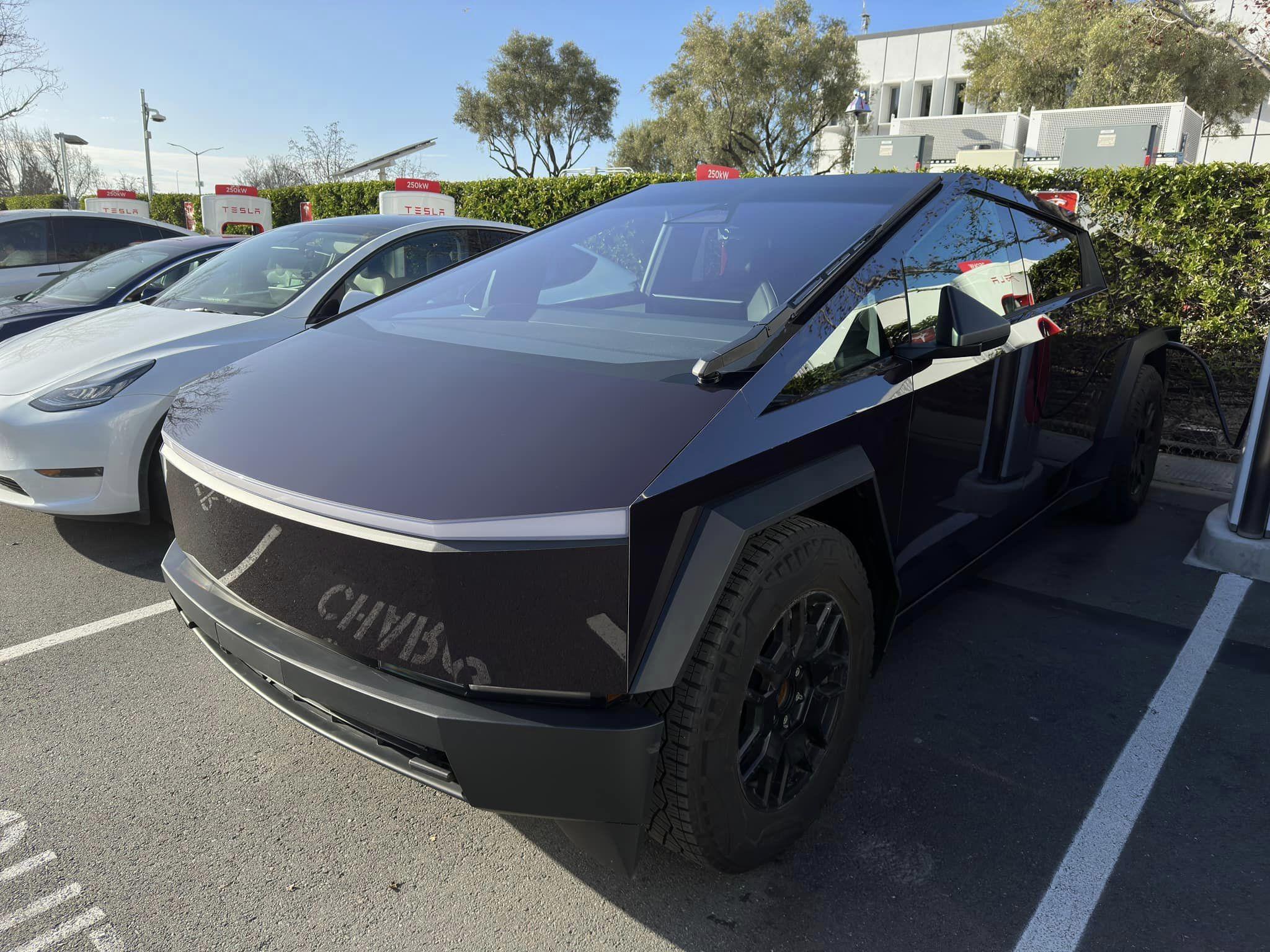 Tesla Cybertruck Purple Wrap Cybertruck (STEK DynoPurple) cybertruck wrapped purple vinyl
