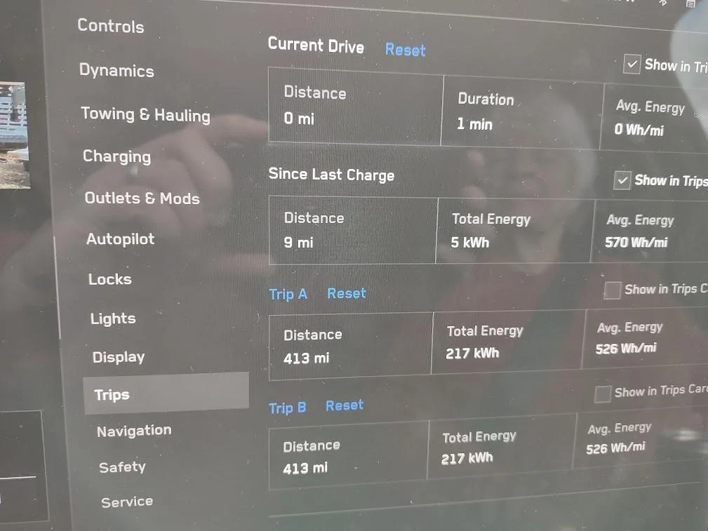 Tesla Cybertruck Towing with Cybertruck report - EV towing an EV (~2500 lbs) IMG_20240127_115818690