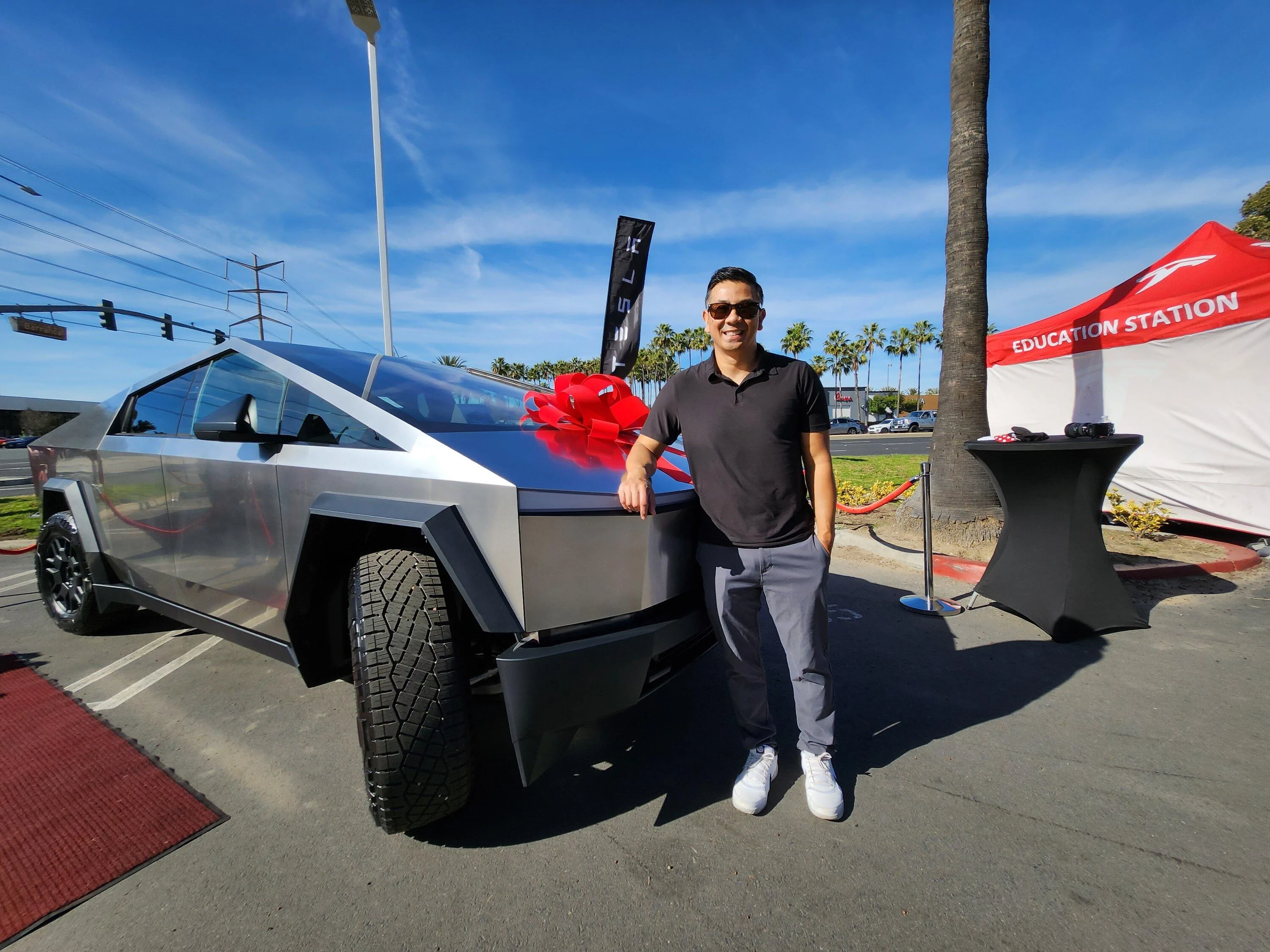 Tesla Cybertruck Took delivery yesterday in Irvine!  The Cybertruck is simply an amazing vehicle 20240127_133046