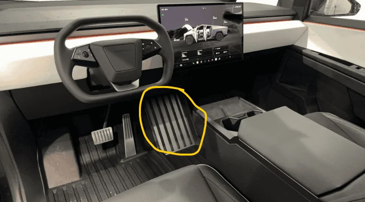 Tesla Cybertruck CyberTruck delivered and settled in for the night. 1706562357664