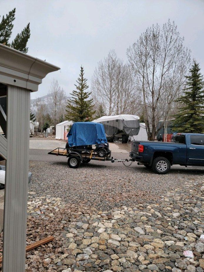 Tesla Cybertruck Towing with Cybertruck report - EV towing an EV (~2500 lbs) 3E251158-5698-4886-ACA6-E75A3BA09C1E
