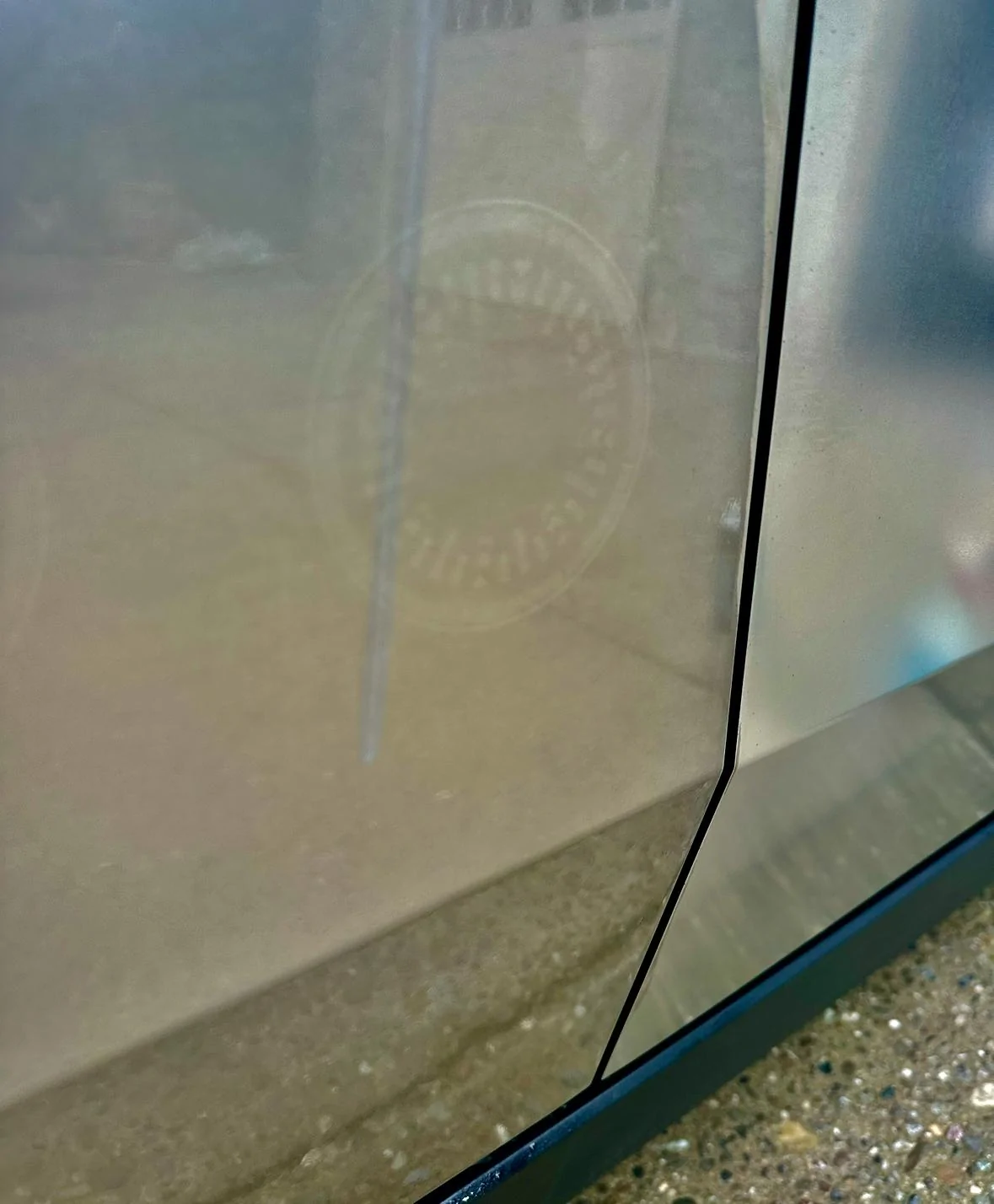 Tesla Cybertruck Cybertruck door manufacturing suction marks? IMG_1445