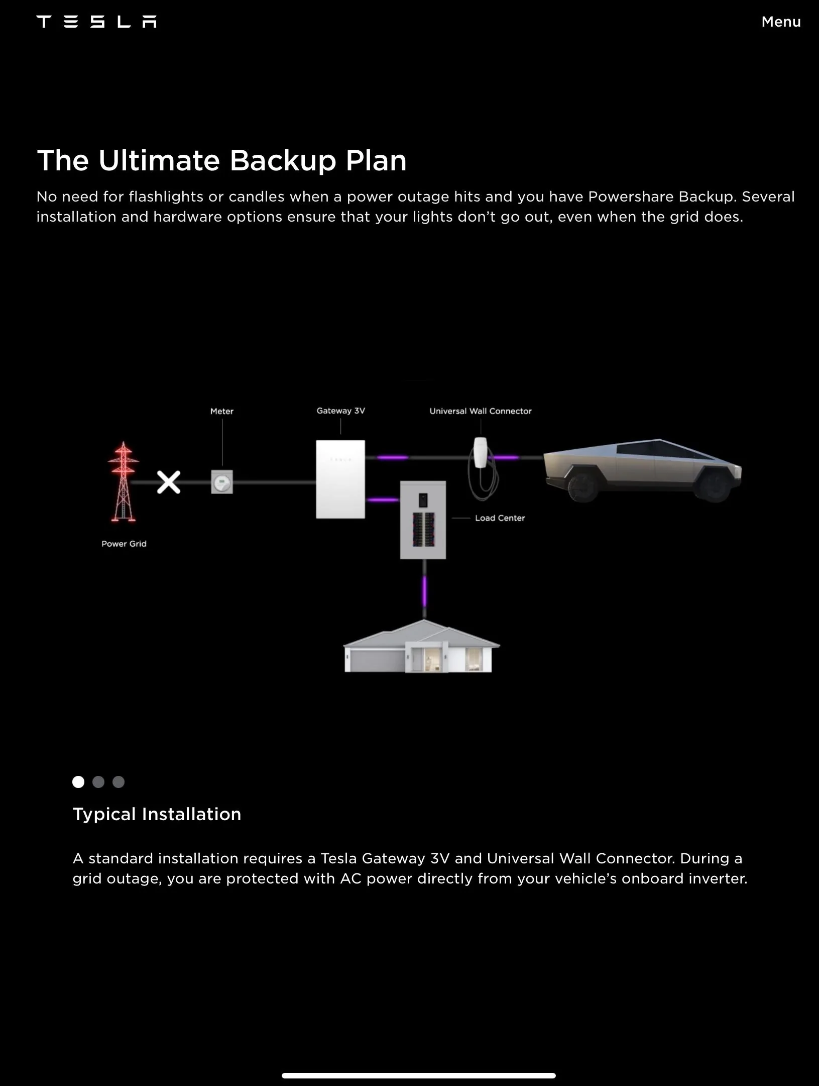 Tesla Cybertruck Universal Charger Delivery & Install IMG_1003