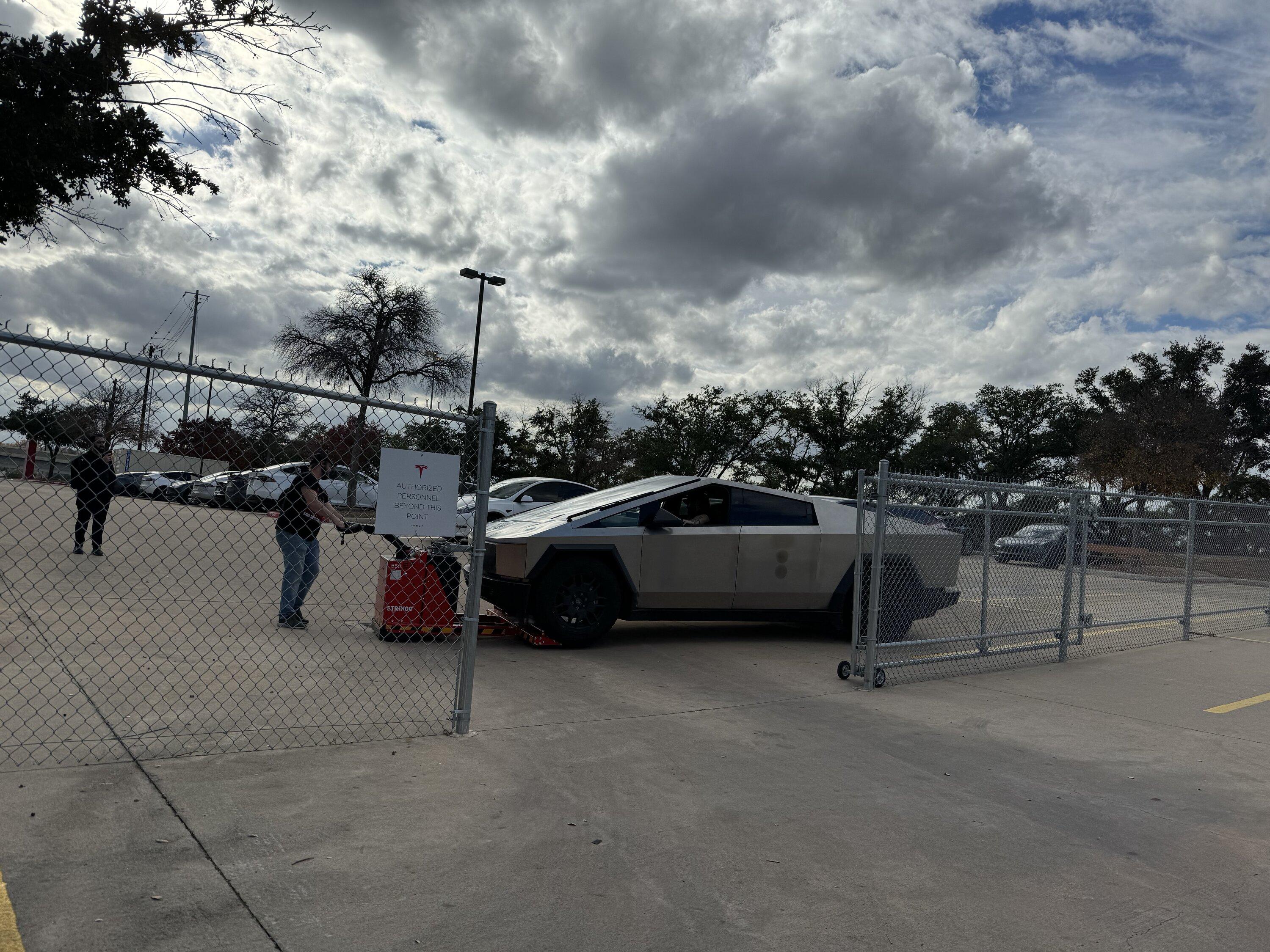 Tesla Cybertruck 12/8/23 Waiting Room IMG_8001