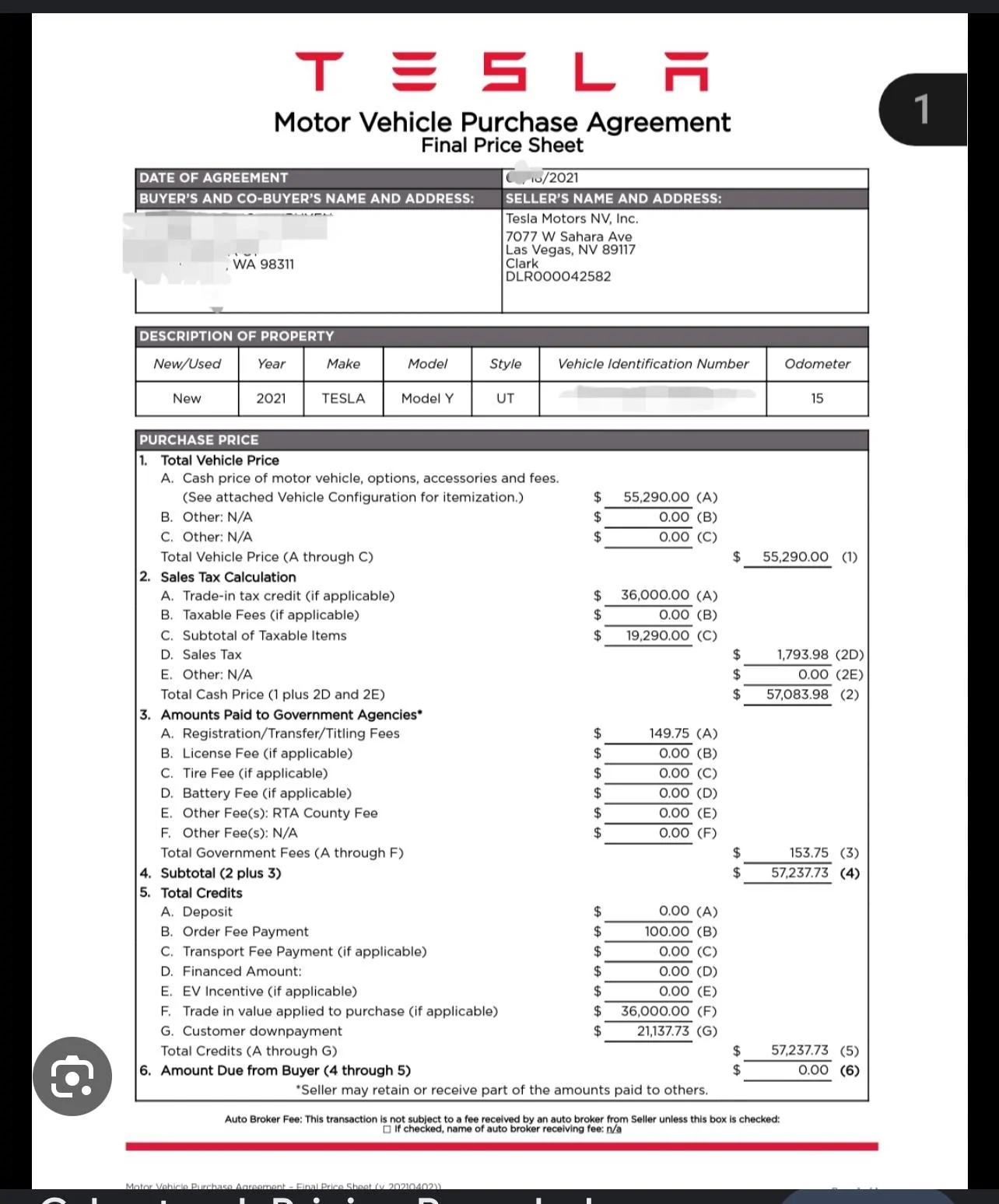 Tesla Cybertruck Question about Tesla buying the Cybertruck back within a year for purchased price less mileage and recondition cost IMG_8413