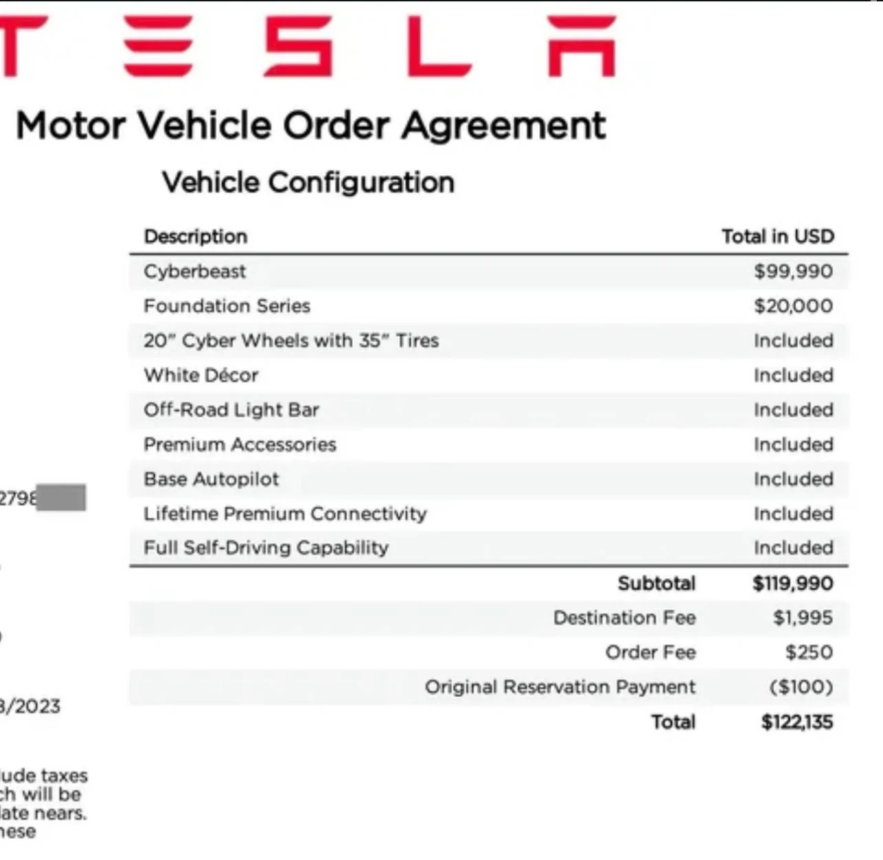 Tesla Cybertruck Question about Tesla buying the Cybertruck back within a year for purchased price less mileage and recondition cost IMG_8414