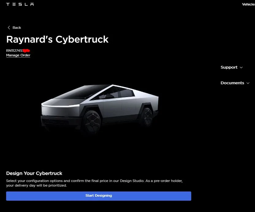 Tesla Cybertruck Tesla Must be starting back at the front of the reservation line for FS CT Design Cyber Truck