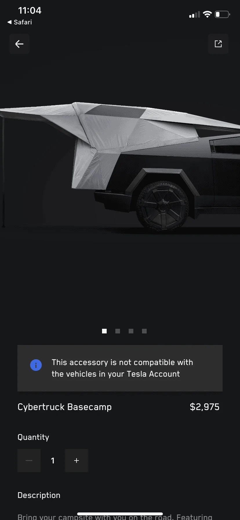 Tesla Cybertruck Cybertruck CyberTent (former Basecamp Tent) - New Official Video IMG_5181