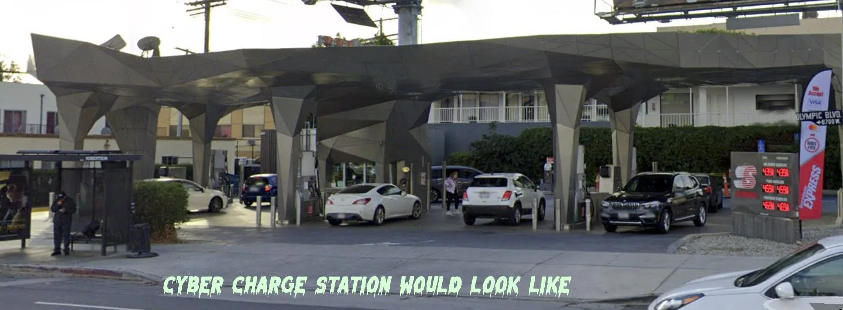 Tesla Cybertruck Possible future Cyber Charging Stations designs? Cyber Charge station
