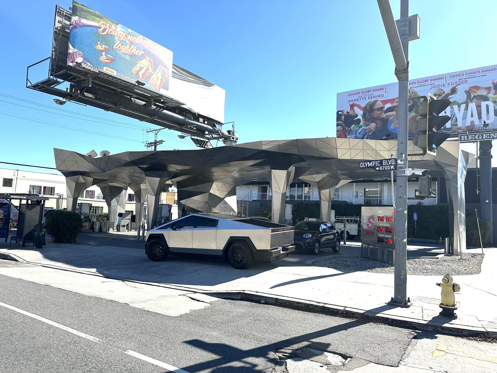 Tesla Cybertruck Possible future Cyber Charging Stations designs? 422867892_10160193967993789_6153736155530058479_n