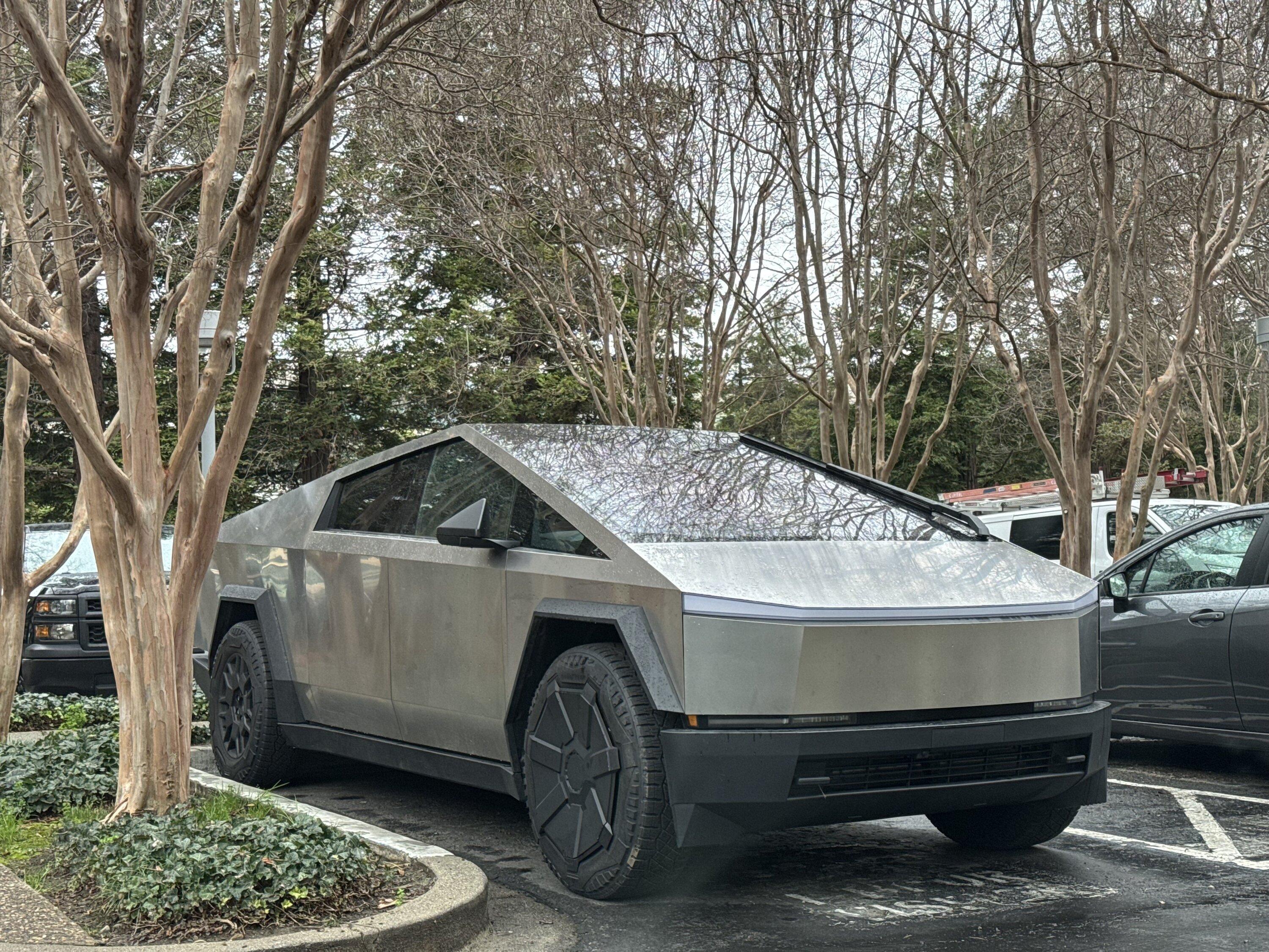 Tesla Cybertruck Update: Aero Wheel Cover Recall reason = making contact with tire sidewall, wearing down rubber tempImagea6yGYQ