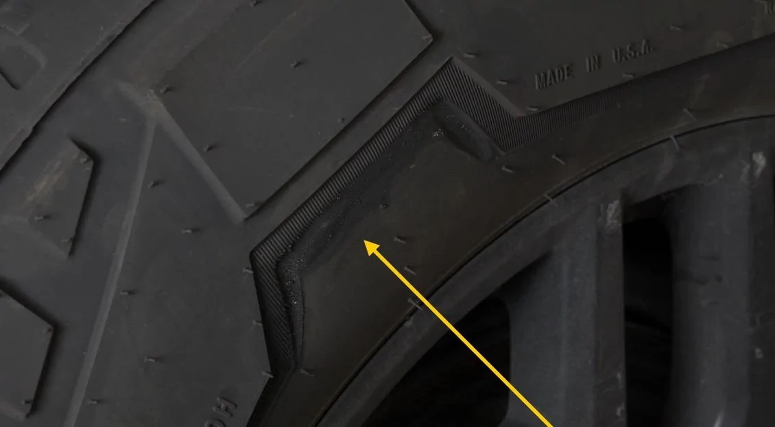 Tesla Cybertruck Update: Aero Wheel Cover Recall reason = making contact with tire sidewall, wearing down rubber IMG_6578