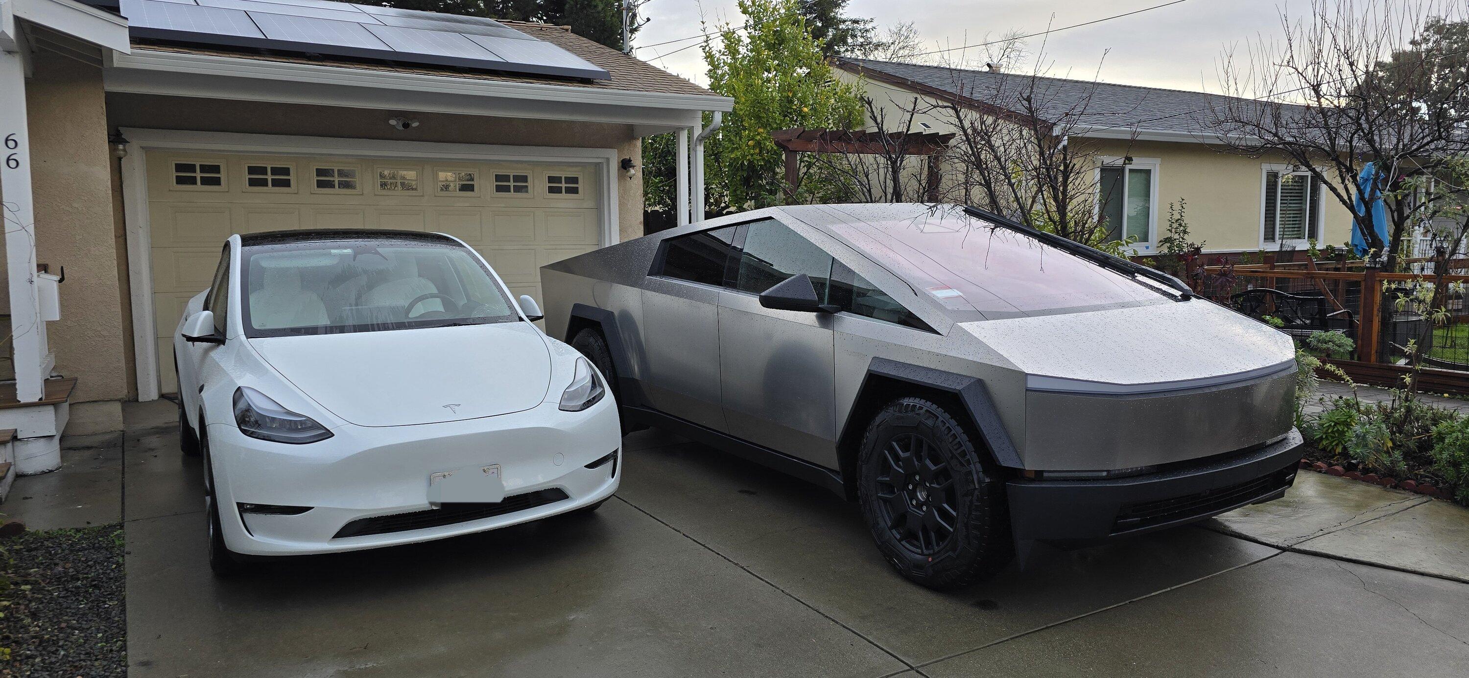 Tesla Cybertruck Picked up my AWD Foundation Series Cybertruck yesterday in NorCal 20240201_080145