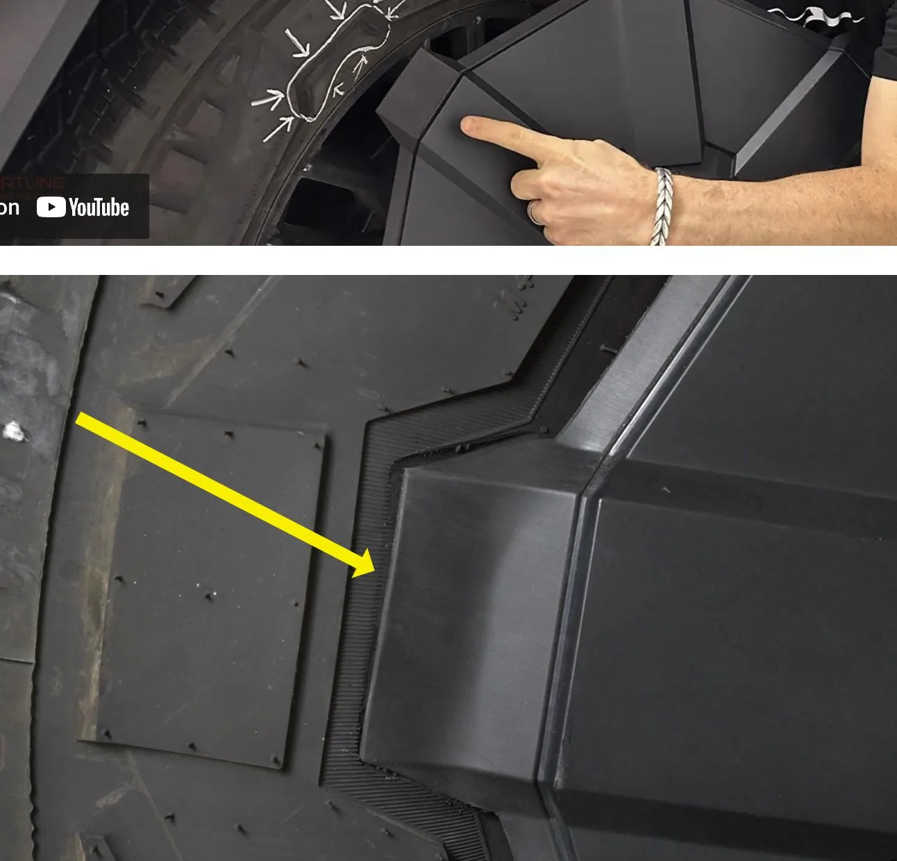 Tesla Cybertruck Update: Aero Wheel Cover Recall reason = making contact with tire sidewall, wearing down rubber how do stop Ninja Aerocovers from flying off lol