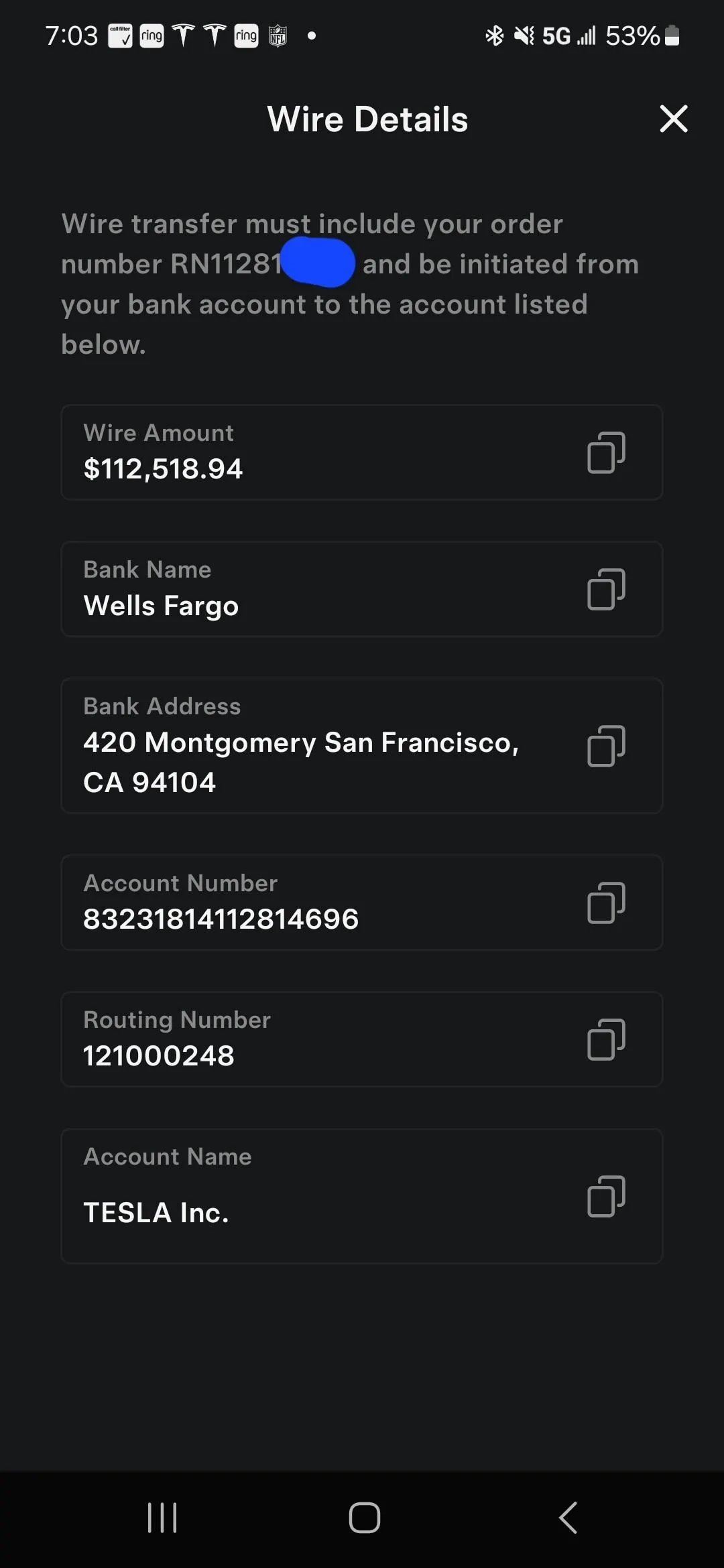 Tesla Cybertruck Plaid (bank transfer software) sucks... 1000014398