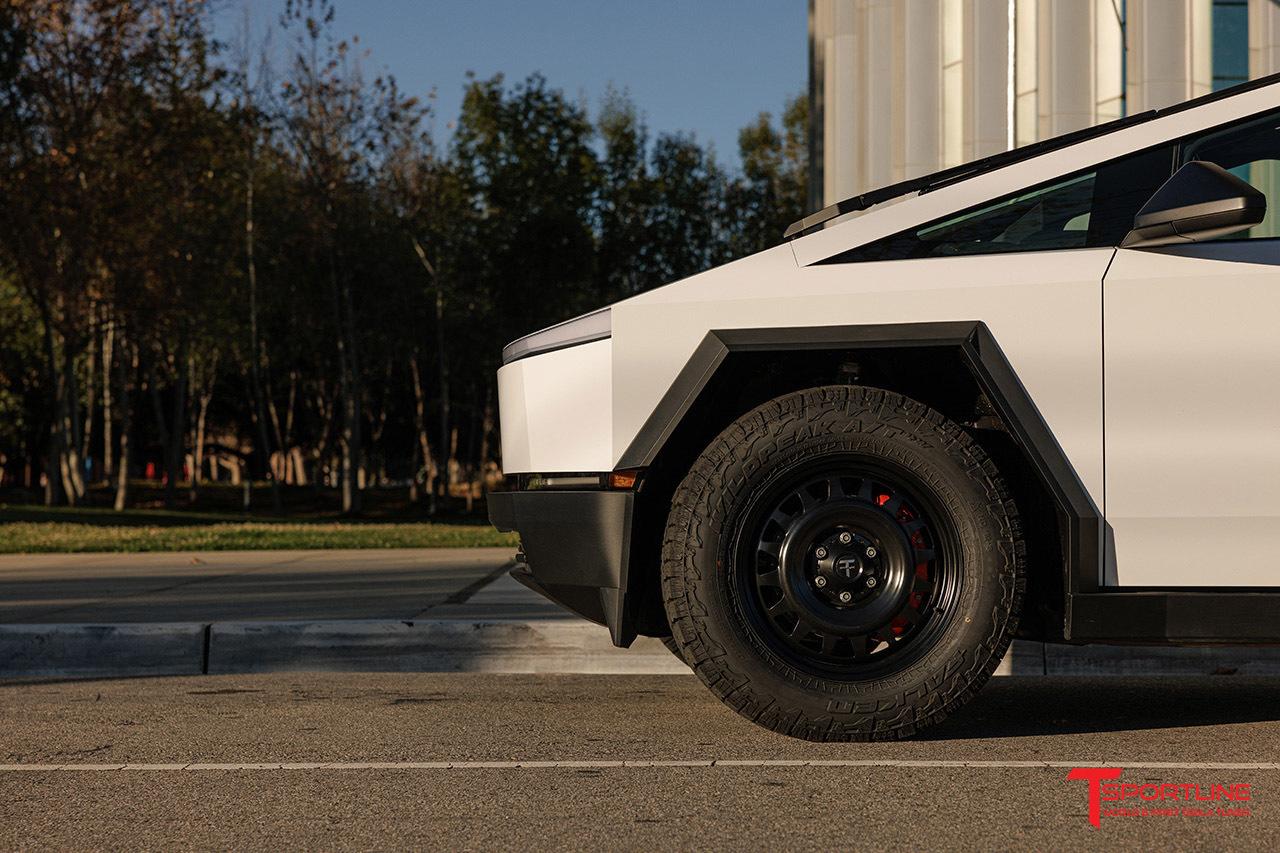 Tesla Cybertruck Cyber Steelie Wheels for Cybertruck - 20" TCS Forged Alloy Steel Wheels by T Sportline cig-cozy-gallery-11917ZBU-satin-white-tesla-cybertruck-20-inch-aftermarket-wheels-tcs-steel-lo