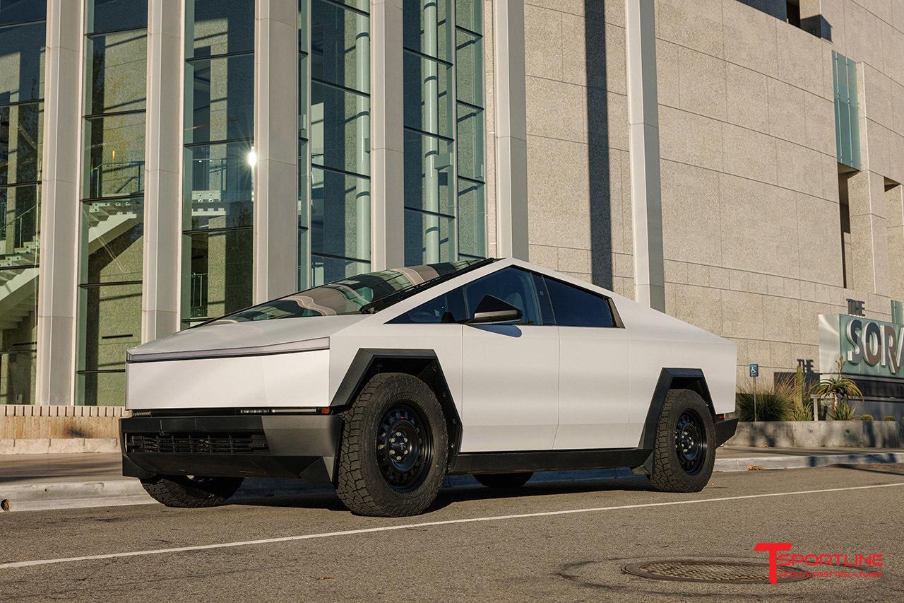 Tesla Cybertruck Cyber Steelie Wheels for Cybertruck - 20" TCS Forged Alloy Steel Wheels by T Sportline cig-cozy-gallery-11917uie-satin-white-tesla-cybertruck-20-inch-aftermarket-wheels-tcs-steel-lo