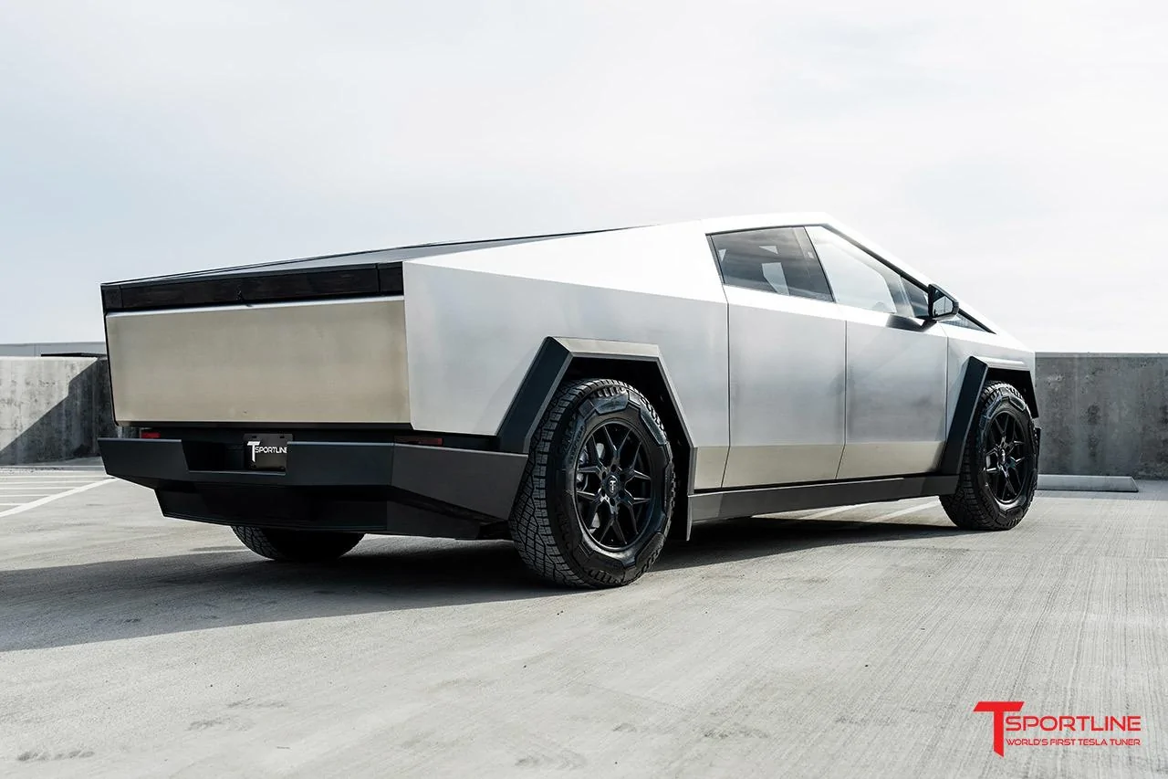 Tesla Cybertruck TCT AeroMaxx Wheels & Aero Covers - 20" Flow Forged wheels by T Sportline cig-cozy-gallery-11917aJn-foundation-series-cybertruck-aftermarket-wheels-20-tct-satin-black-