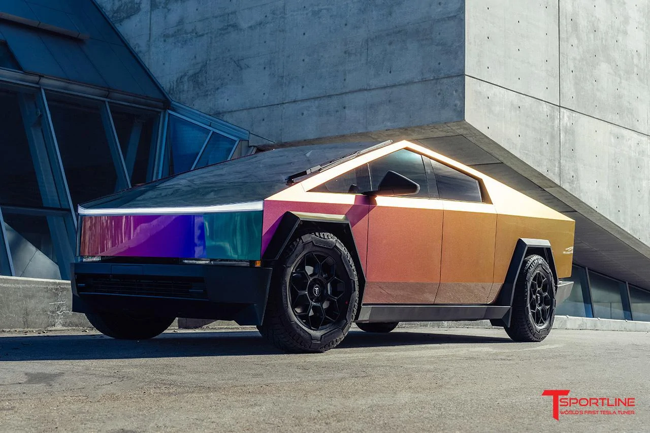 Tesla Cybertruck CT7 Fully Forged Cybertruck Wheels - 7 Spoke Lightweight Design with Dual Knurled Beads by T Sportline cig-cozy-gallery-11917ZVK-inozetek-spectrum-tesla-cybertruck-20-inch-aftermarket-forged-wheel