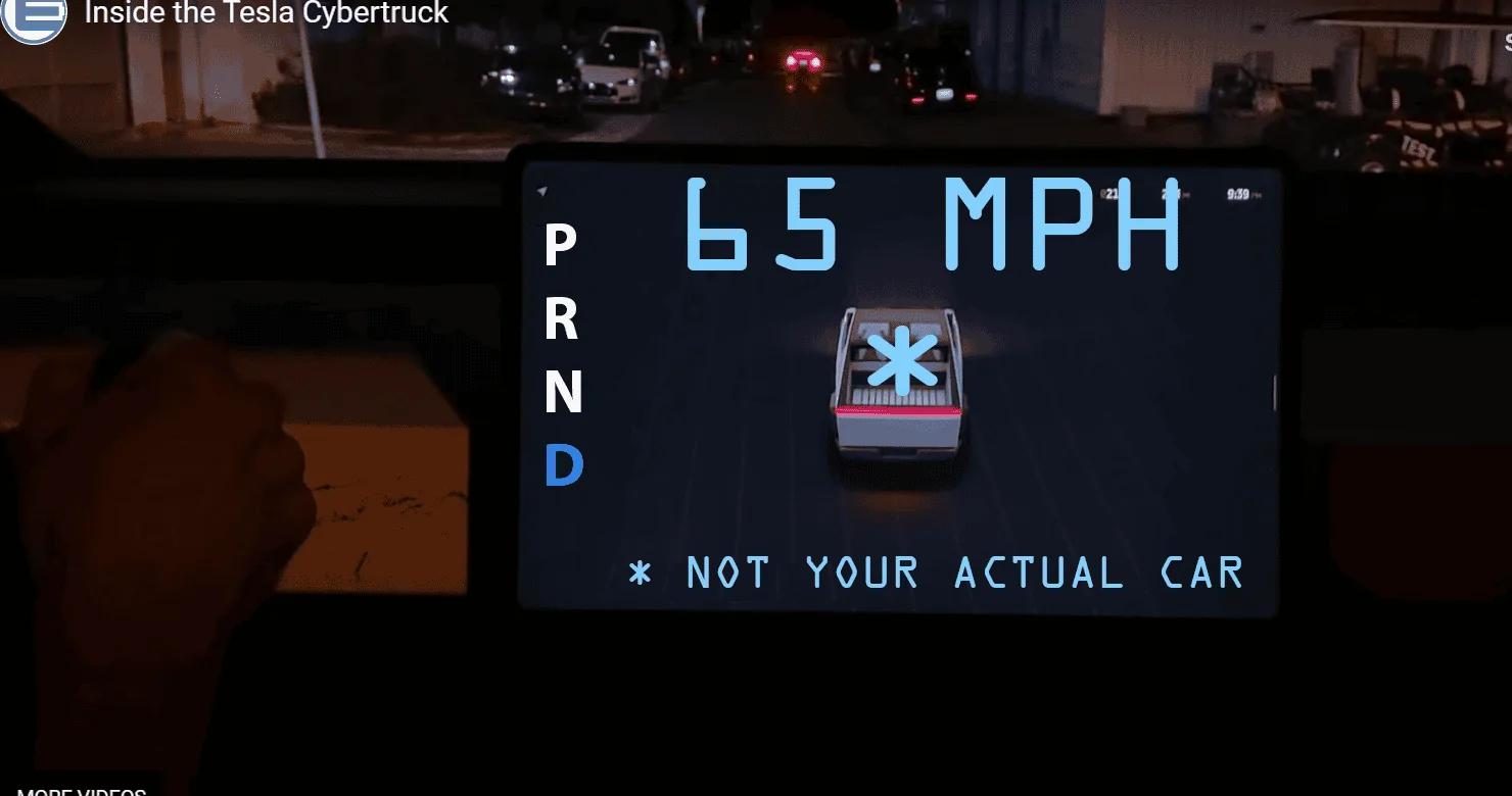 Tesla Cybertruck First NHTSA recall for Cybertruck - Incorrect Font Size on Instrument Panel Warning Lights ct_font