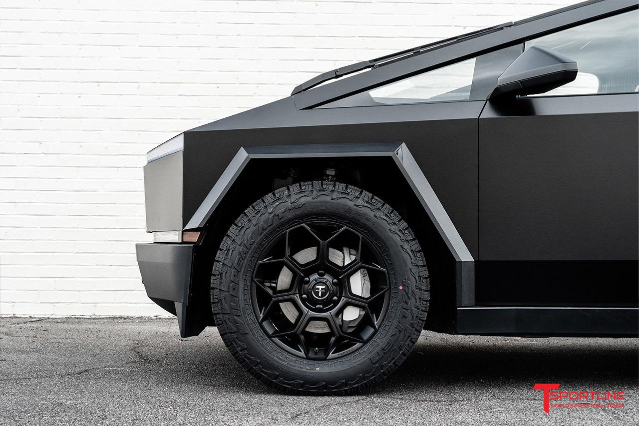 Tesla Cybertruck Cybertruck Aftermarket Wheels & Tires Photos + Info Compilation uck-aftermarket-wheels-20-ct7-matte-black-high-