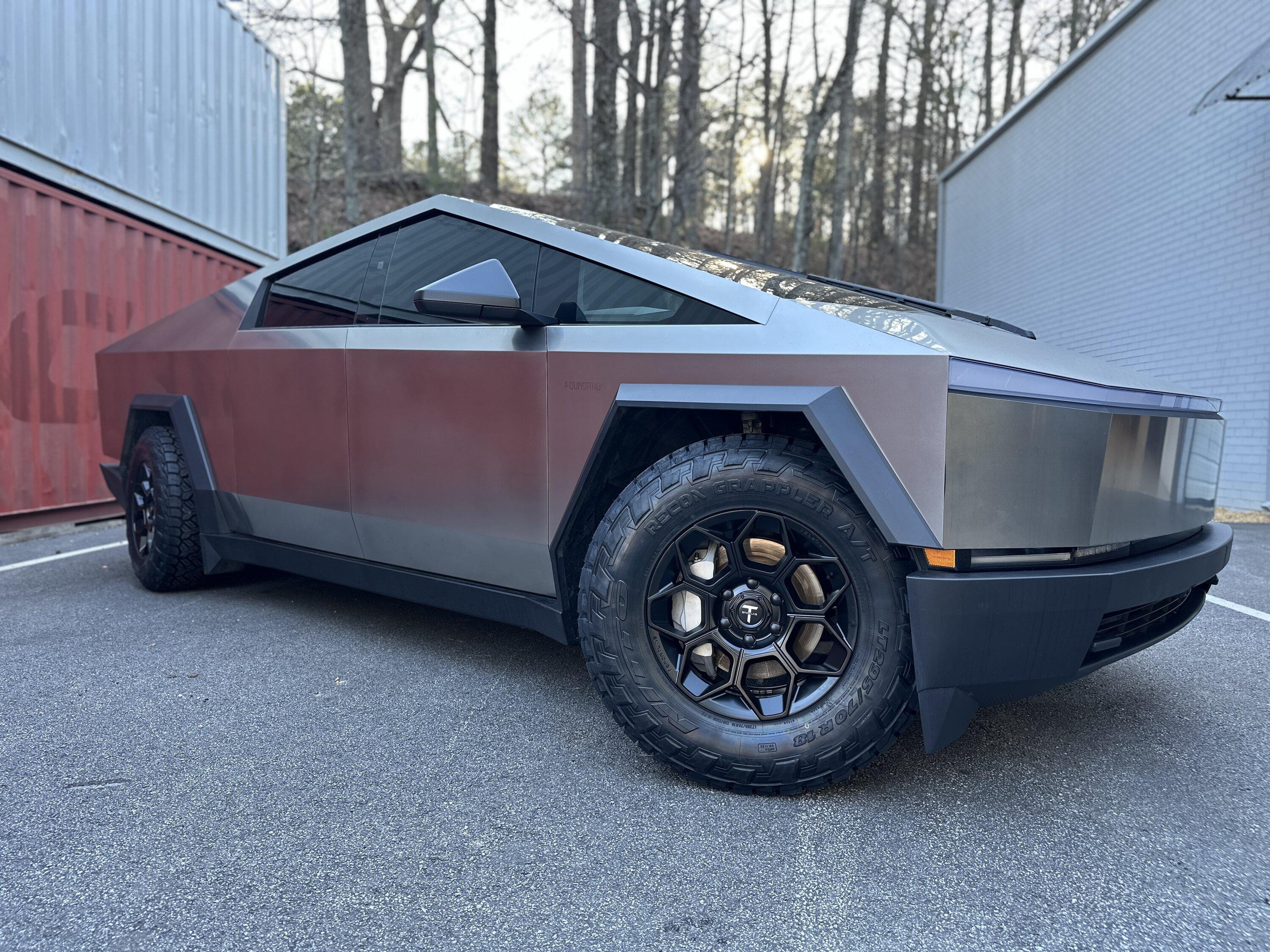 Tesla Cybertruck Cybertruck Aftermarket Wheels & Tires Photos + Info Compilation img_4951-