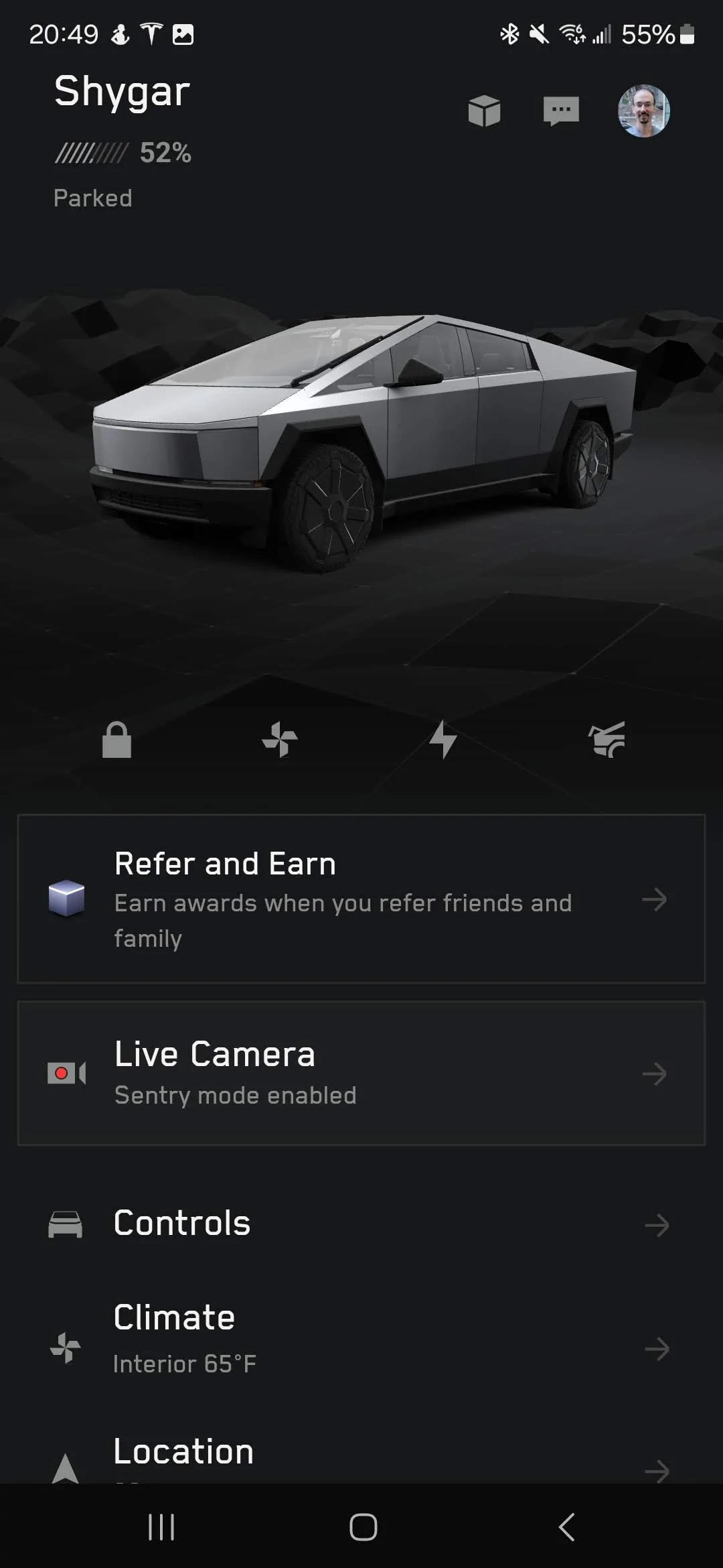 Tesla Cybertruck Picked up my AWD Foundation Series Cybertruck yesterday in NorCal Screenshot_20240205_204958_Tesla