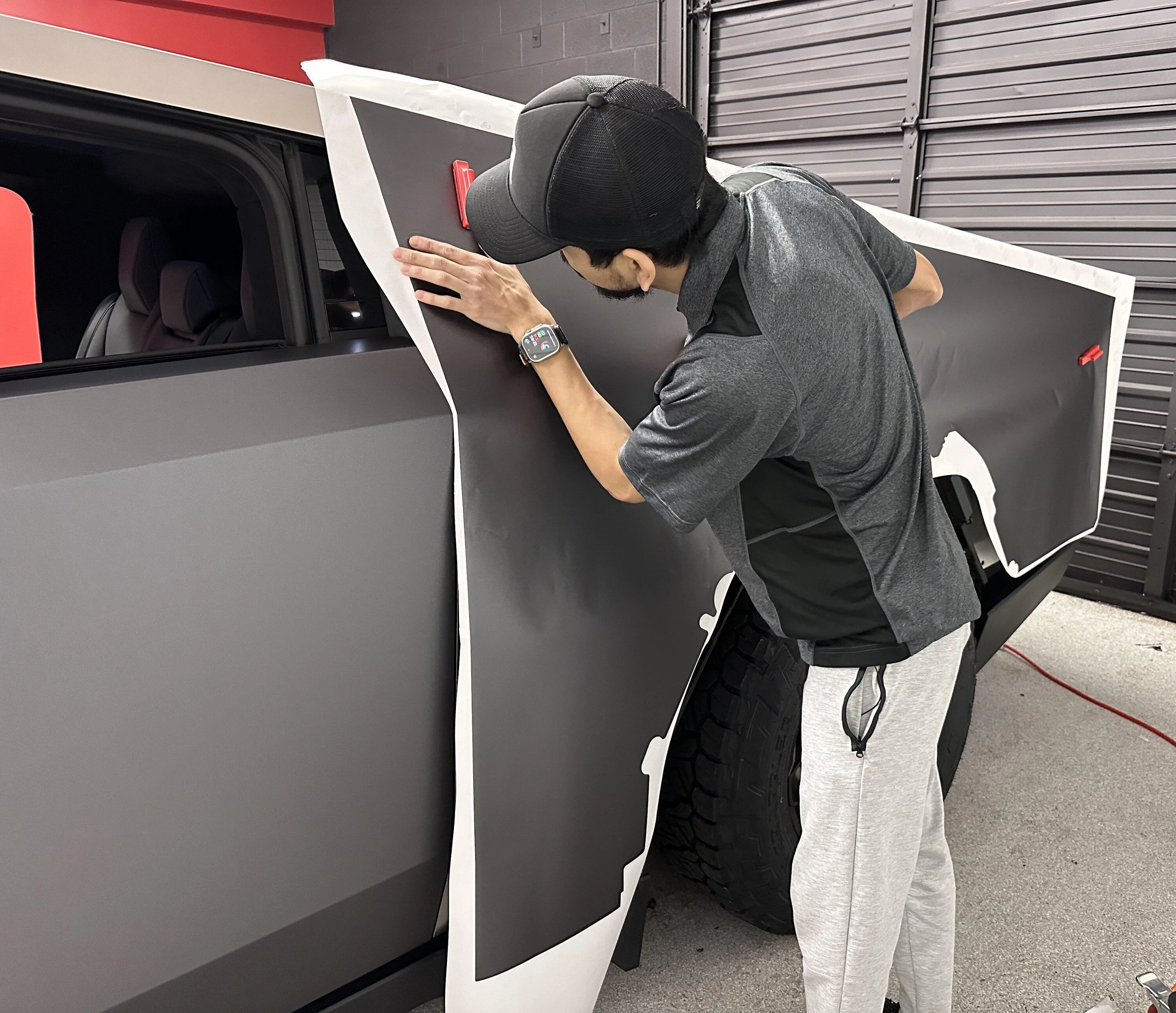 Tesla Cybertruck DIY Vinyl Wrap & PPF Kits popping! [T Sportline] IMG_5176
