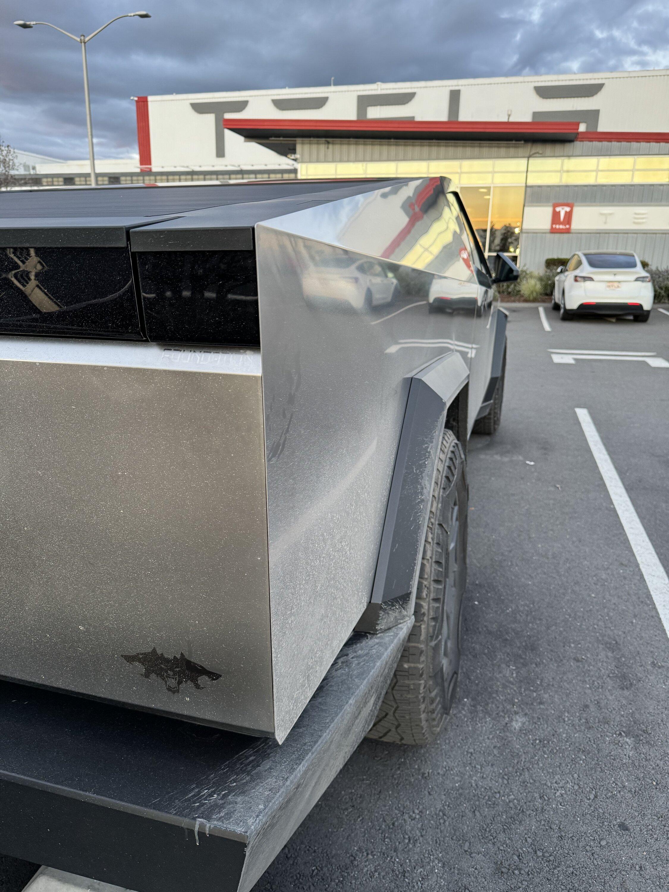 Tesla Cybertruck Spotted VIN 1228 - Mfg Plates - Fremont Factory. Good build quality IMG_6701