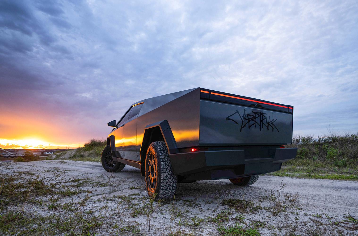 Tesla Cybertruck TESBROS - DIY Wrap Kits for Teslas & Cybertruck DSC09334