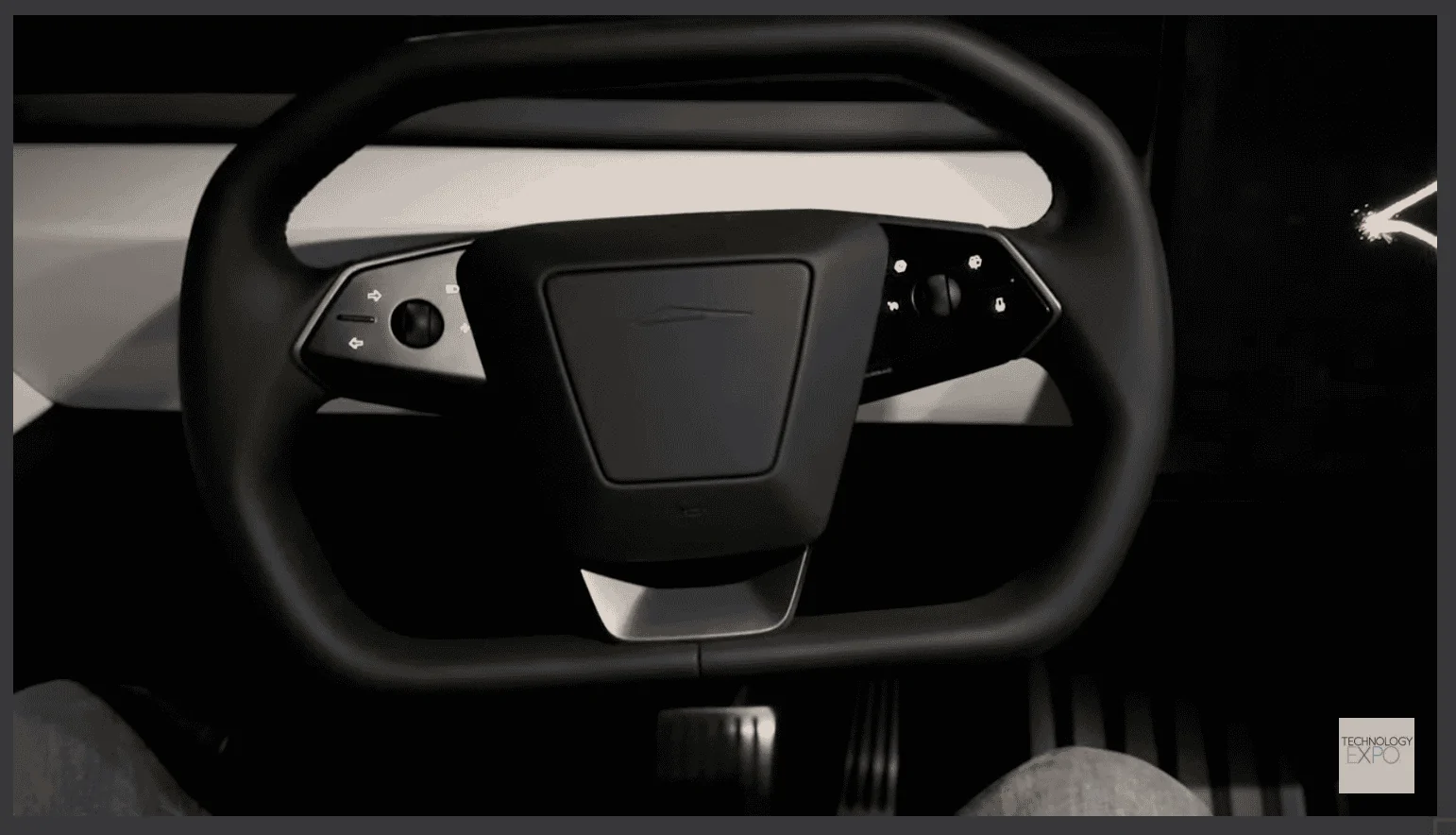 Tesla Cybertruck Squirkle steering wheel behavior when Cybertruck is sleeping. Screenshot 2024-02-07 at 6.16.54 PM