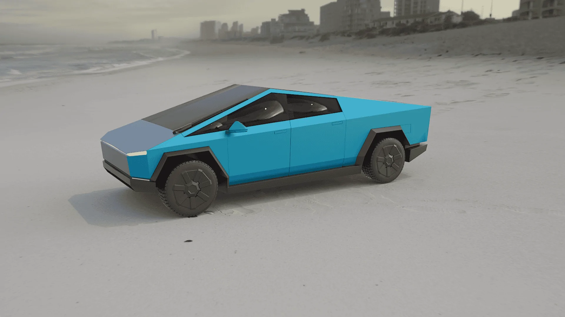 Tesla Cybertruck Installed 3D Changer Program. Any requests for renderings? Changer_14