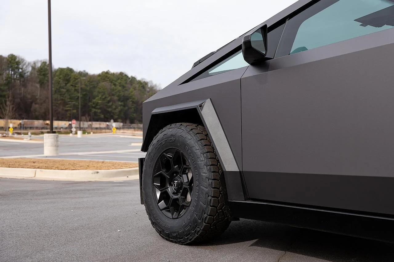 Tesla Cybertruck Matte Dark Gray (3M) - T Sportline DIY Wrap Kit Tesla-Cybertruck-3m-Matte-Dark-Gray-1