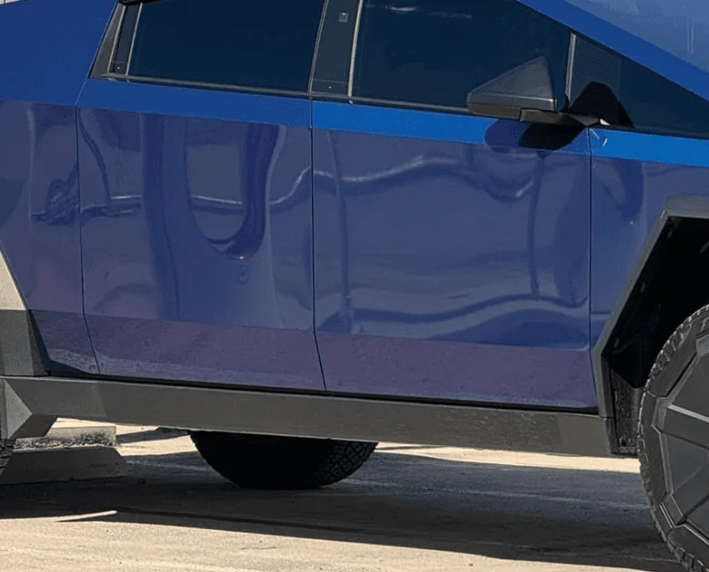 Tesla Cybertruck Gloss Nebula Blue Cybertruck - Vinyl Wrap 1707541840858