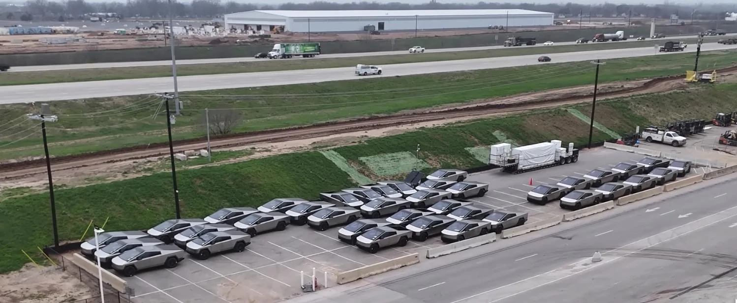 Tesla Cybertruck Getting the run around from Tesla S Steel & Glass, Receiving Dock Work & Casting Apron Widened! 9 Feb 2024 Giga Texas Update (0