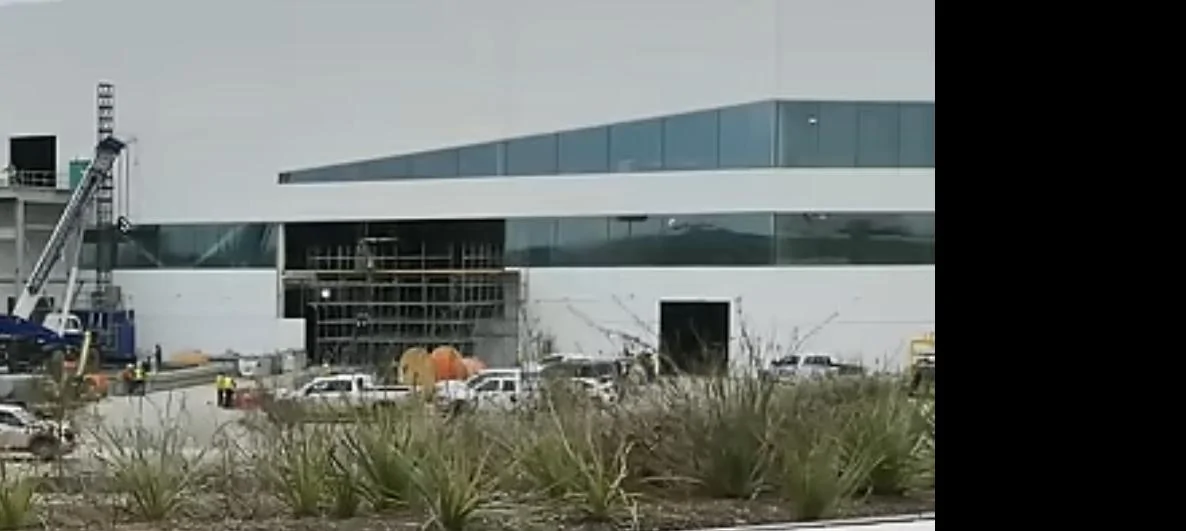 Tesla Cybertruck Gigafactory Texas Cybertruck outbound video February 9 w/Feb 12 update IMG_7946