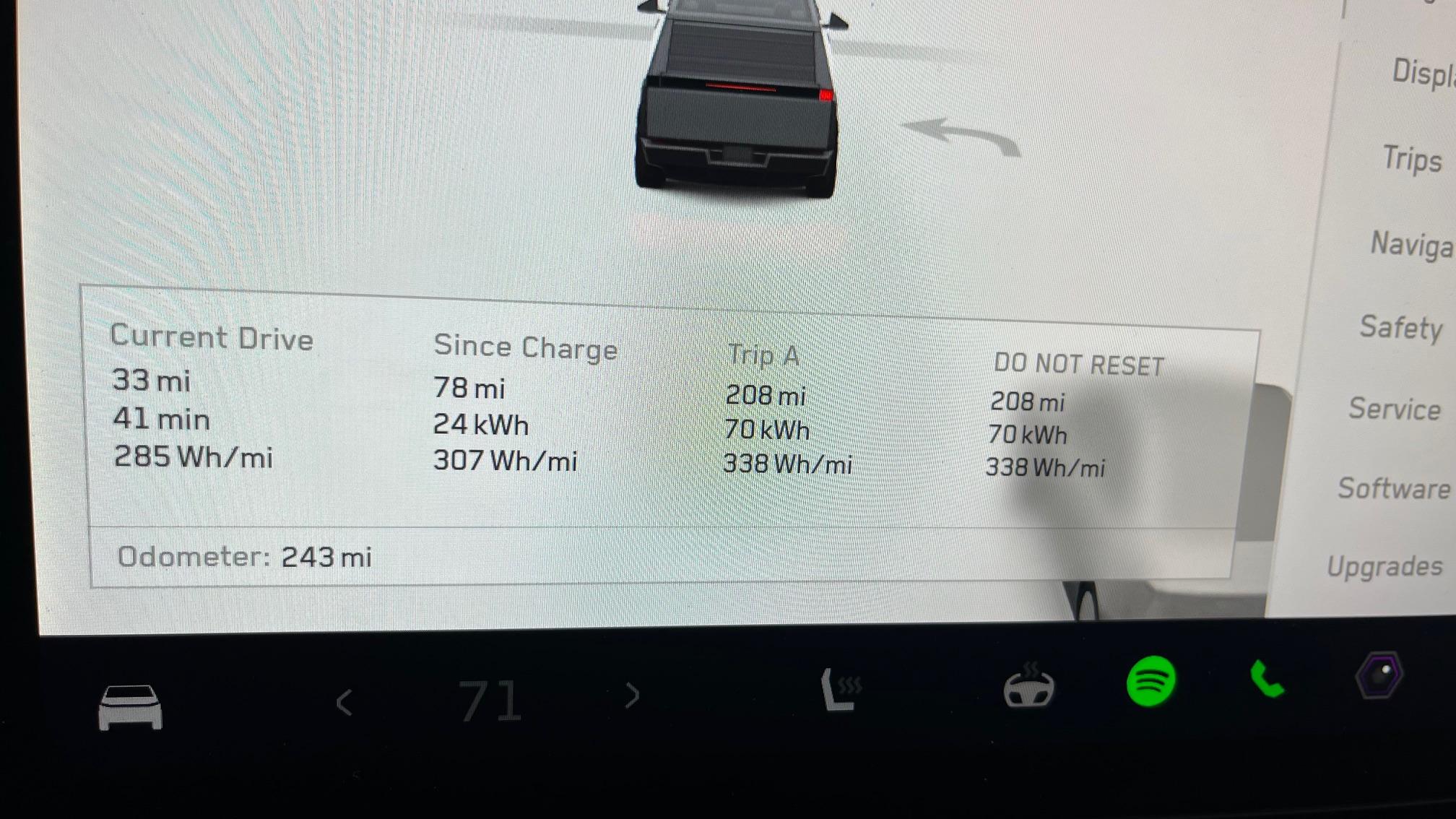 Tesla Cybertruck 2 weeks of Cybertruck ownership and happy with range numbers. You'll be very happy. IMG_0441