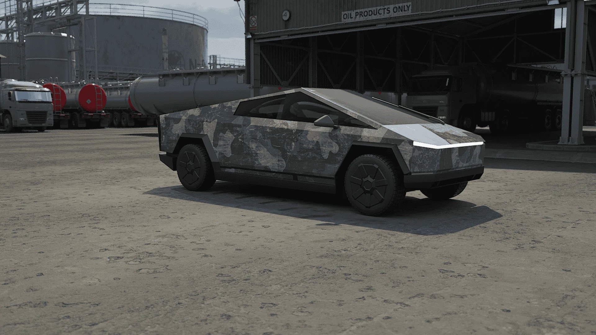 Tesla Cybertruck Installed 3D Changer Program. Any requests for renderings? Changer_29