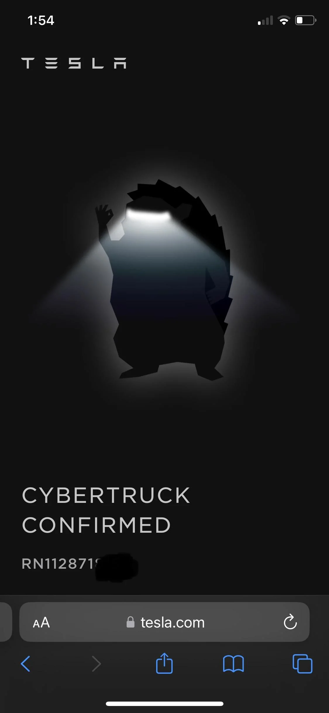 Tesla Cybertruck Founder’s series 4WD invitation accepted, Washington State IMG_4703