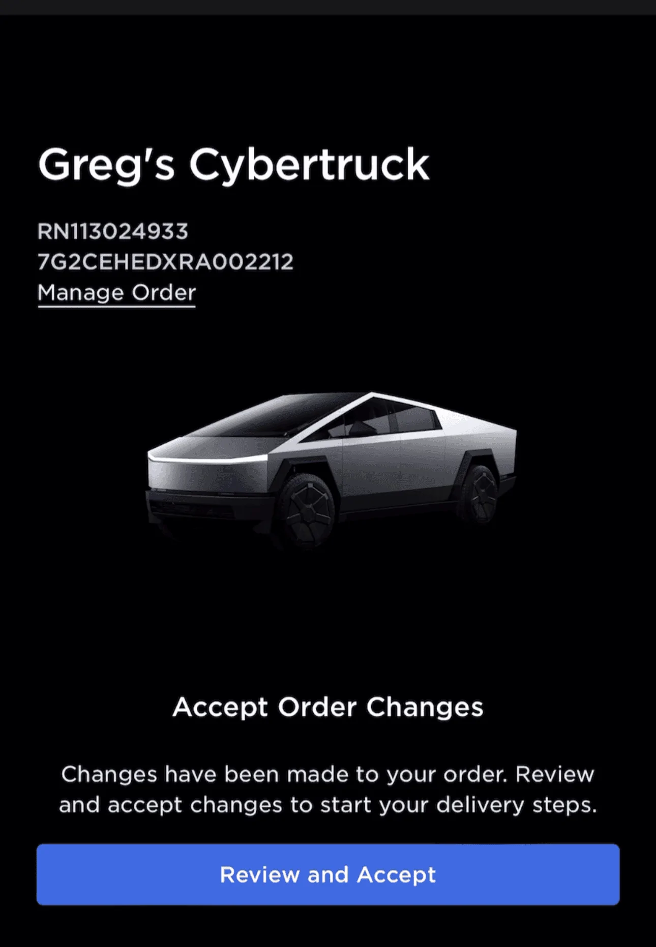 Tesla Cybertruck Arizona rise up! Let’s go. VIN secured. 1707924277559