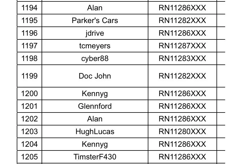 Tesla Cybertruck RN11286××× or later floods in the order sheet IMG_5276