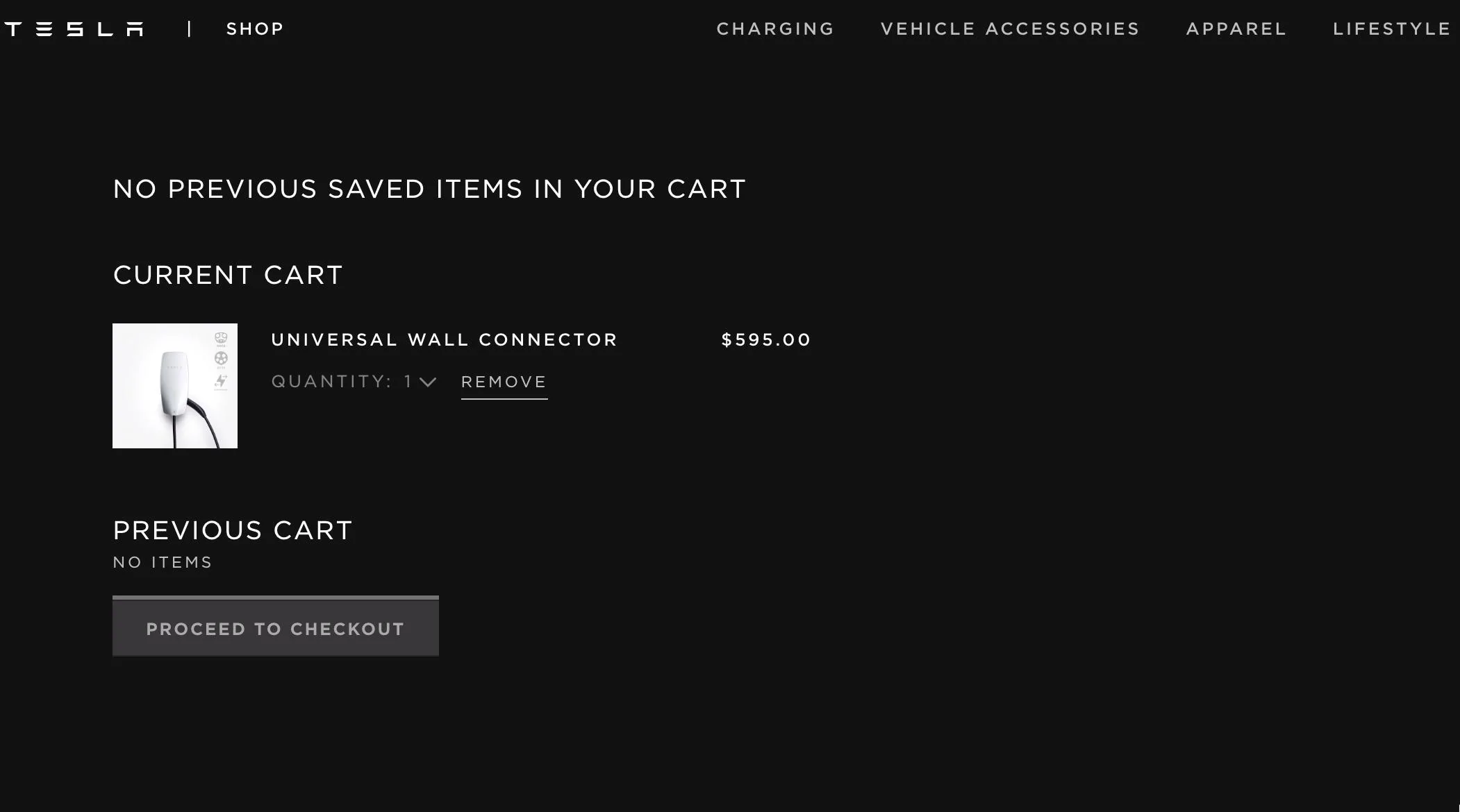 Tesla Cybertruck Cybertruck delivered with Universal Wall Connector? Tesla Cart