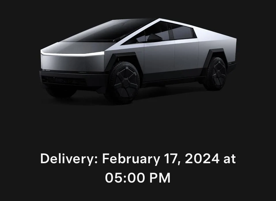 Tesla Cybertruck 2/8 VIN 2/17 Delivery IMG_1694