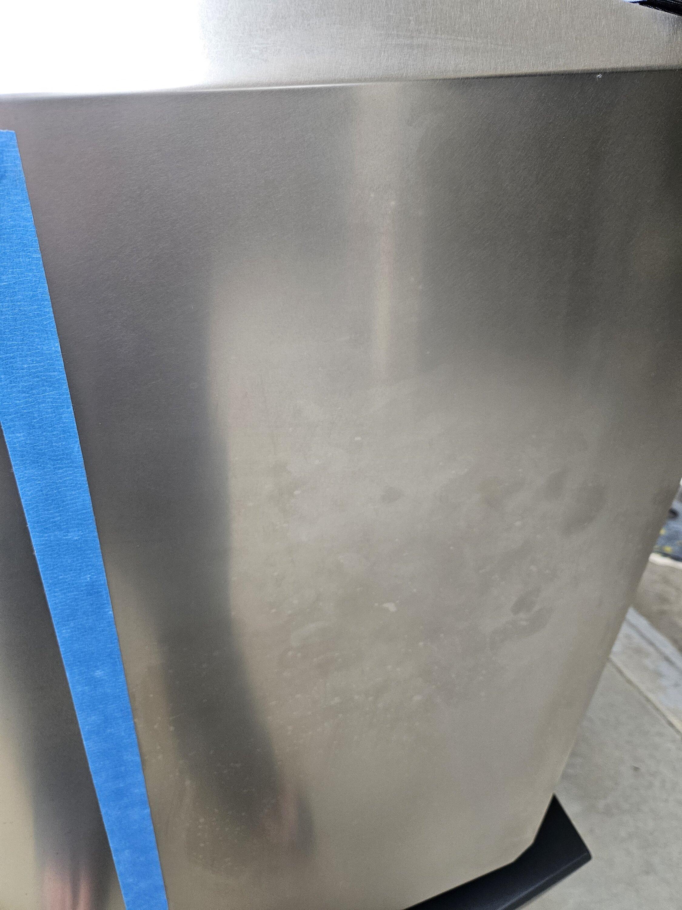 Tesla Cybertruck Initial cleaning test results - Shiela Shine and Magic Eraser 20240217_081232