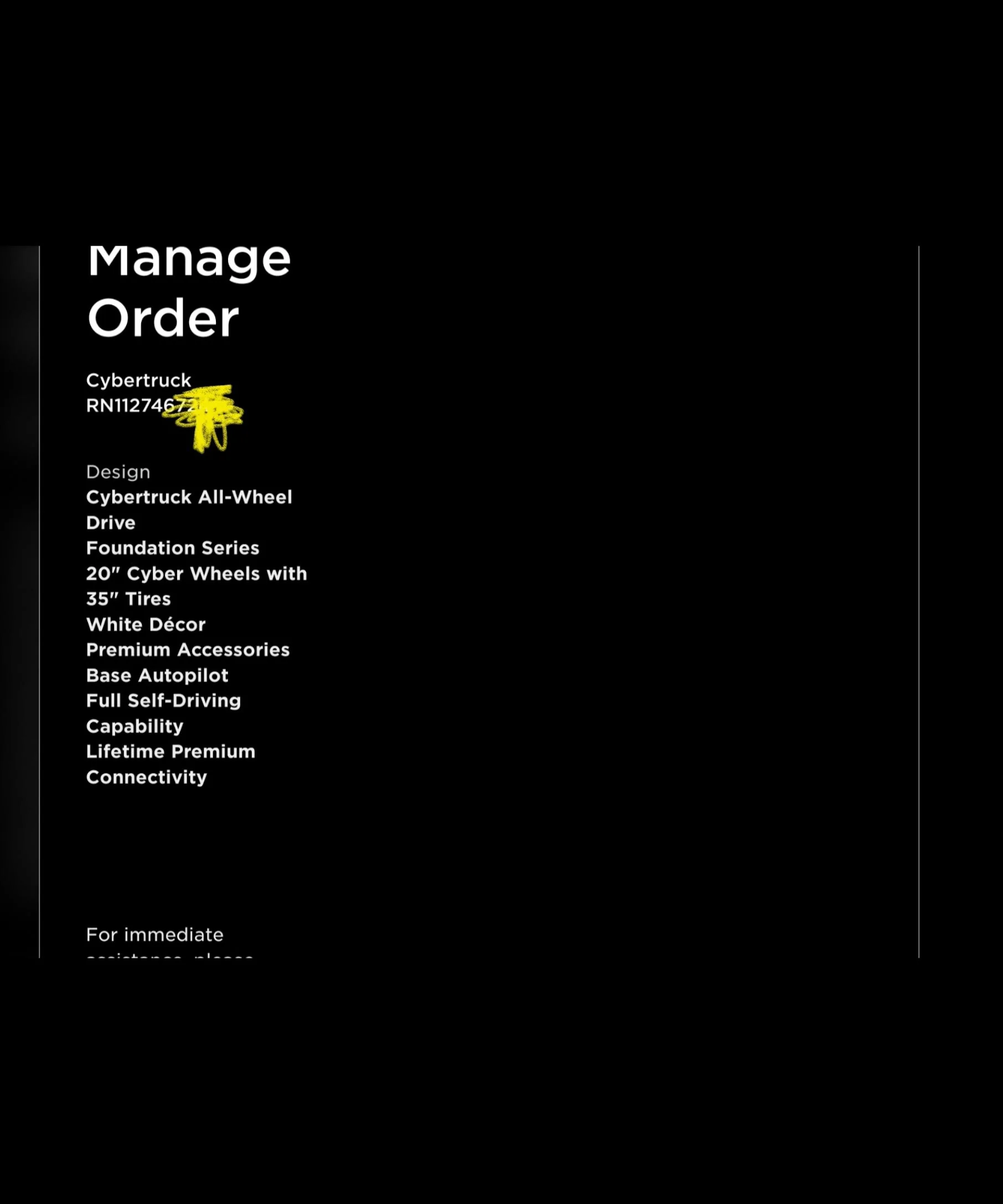 Tesla Cybertruck Cancelled order still showing up in App Screenshot_20240218_100317_Gallery
