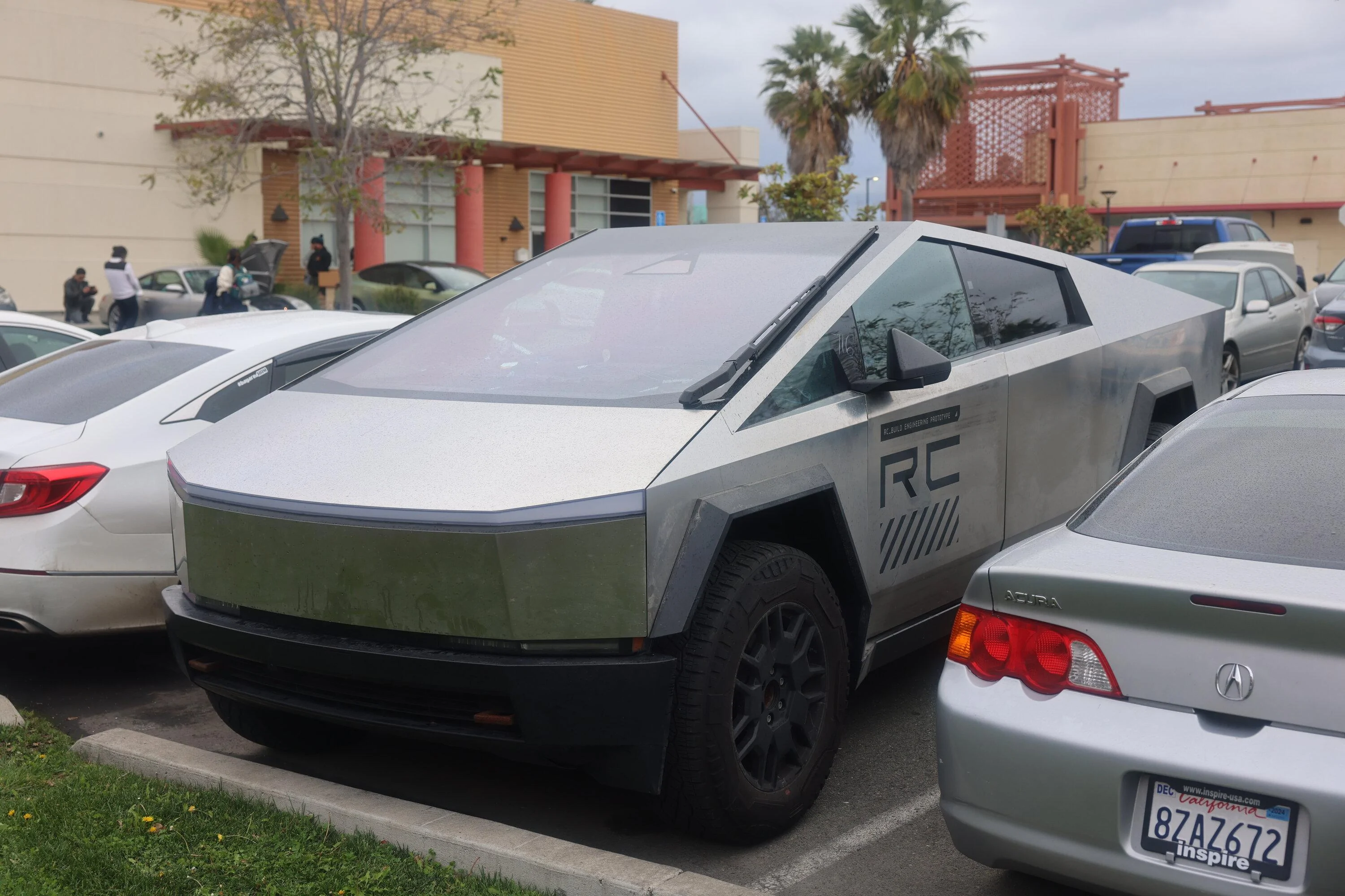 Tesla Cybertruck Real Rusty Cybertruck Protype Spotted in Fremont, CA IMG_4411