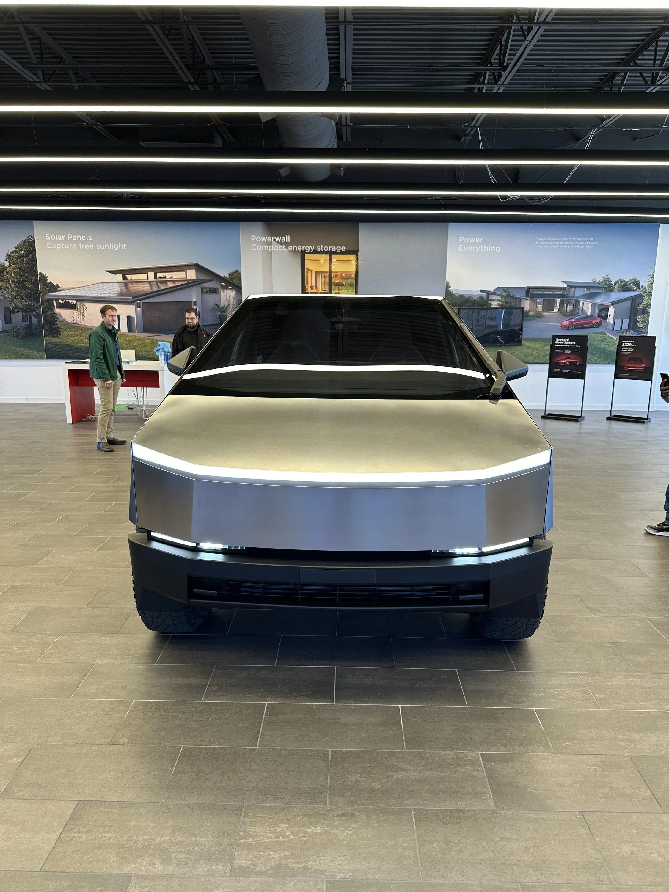 Tesla Cybertruck CT on display at the Norfolk, VA Tesla Service Center IMG_7301
