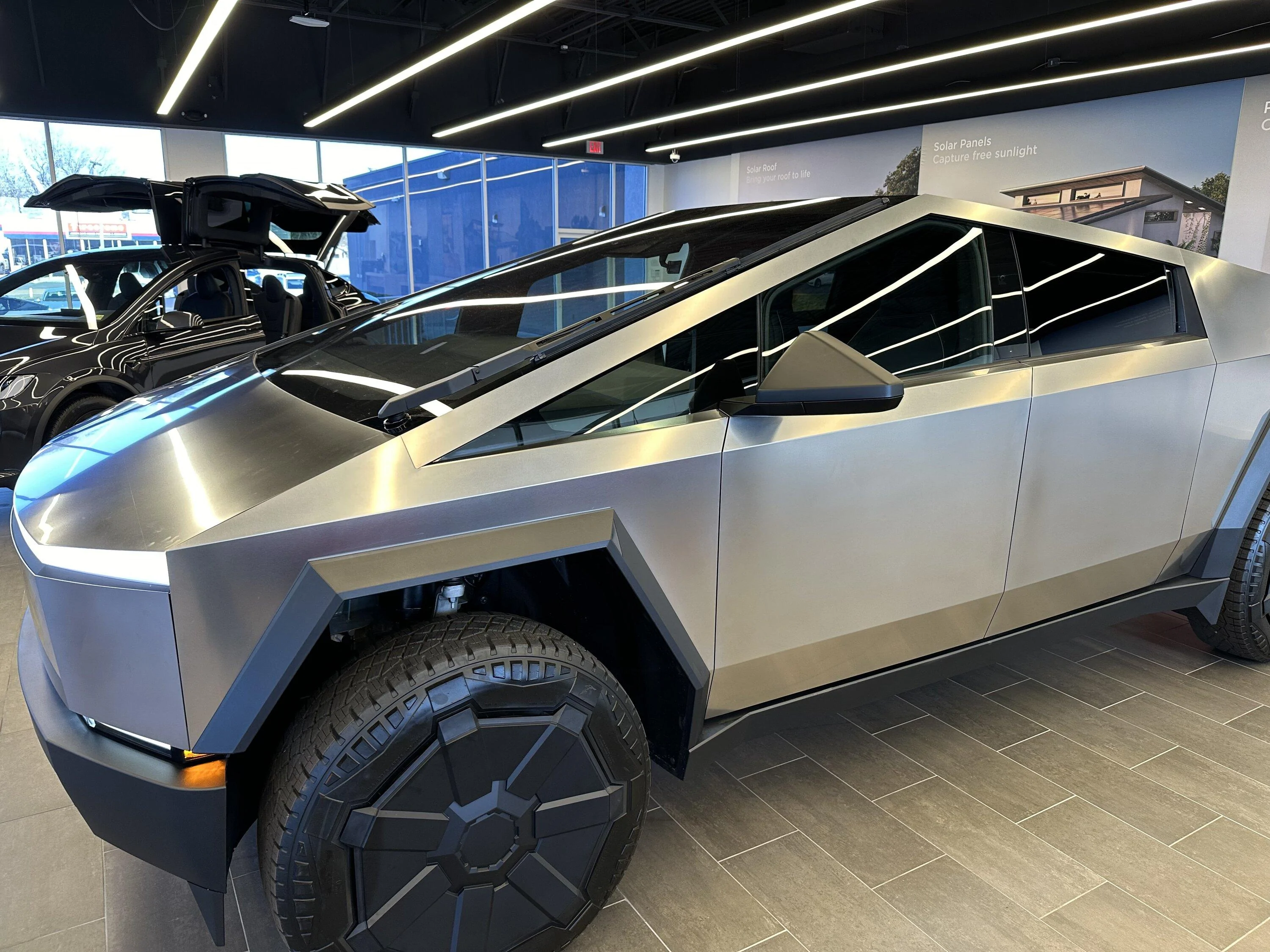 Tesla Cybertruck CT on display at the Norfolk, VA Tesla Service Center IMG_7297
