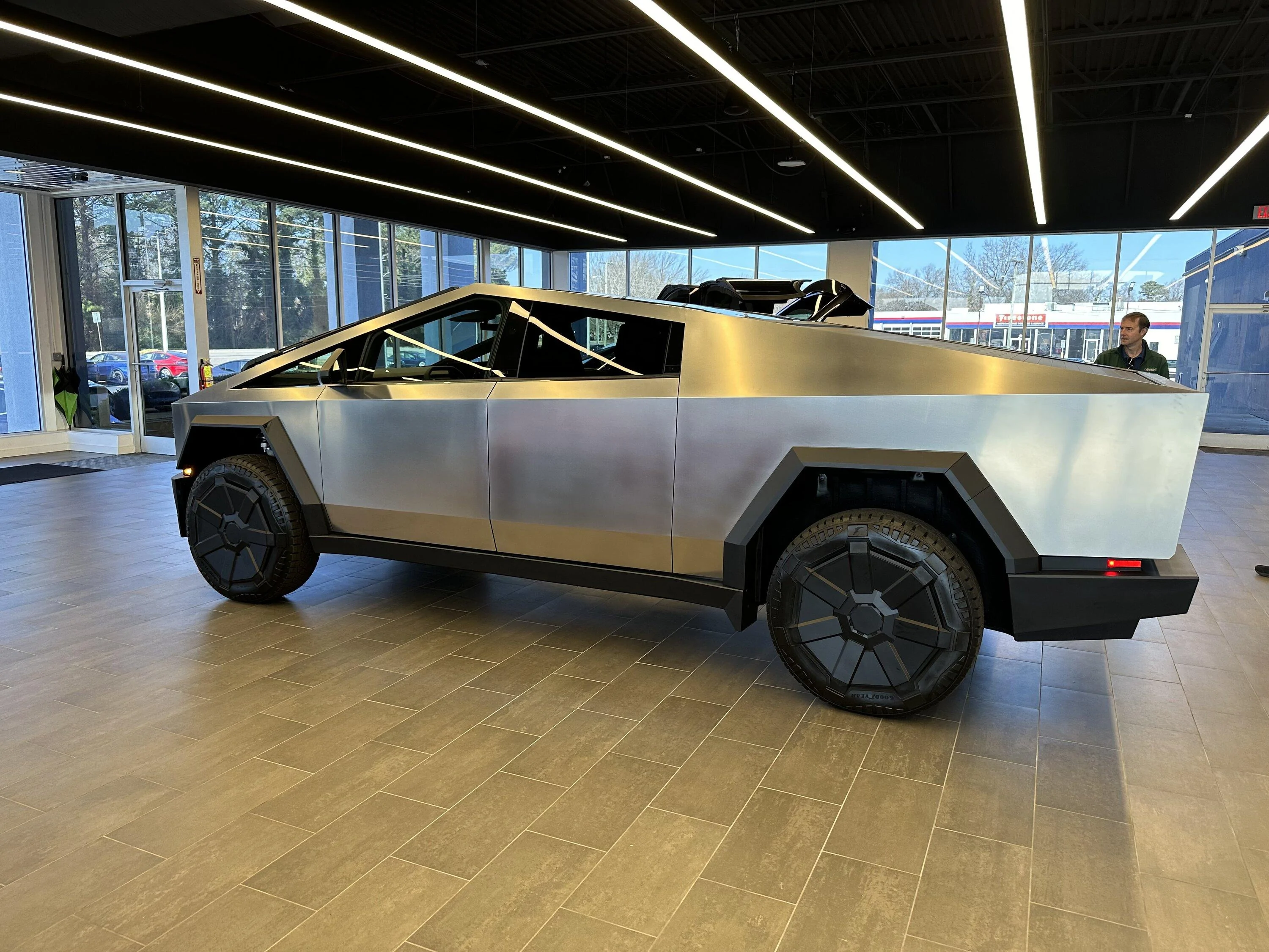Tesla Cybertruck CT on display at the Norfolk, VA Tesla Service Center IMG_7300